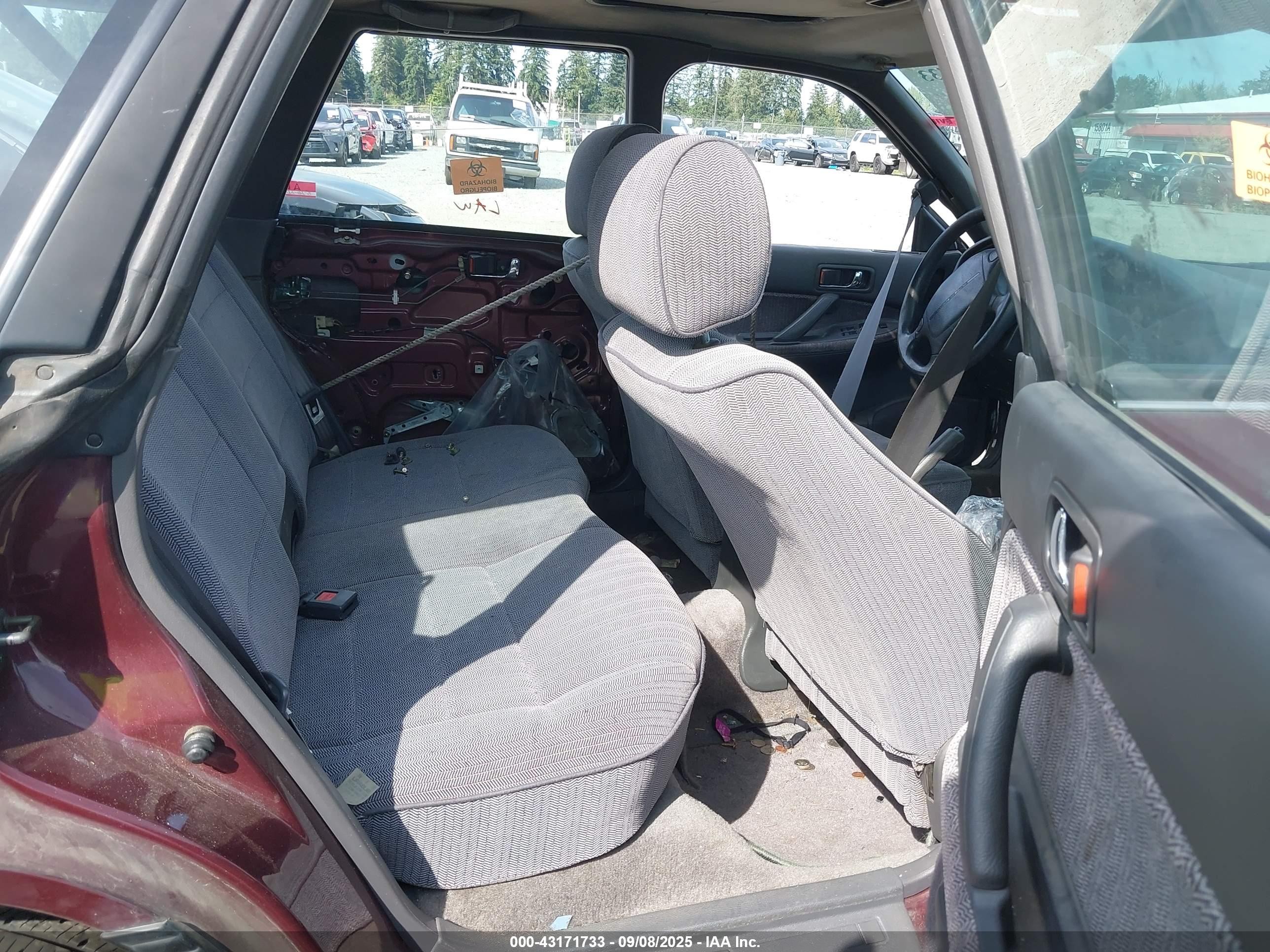1994 Subaru Legacy L/l Sunsport Темно-бордовый vin: 4S3BJ633XR1954308
