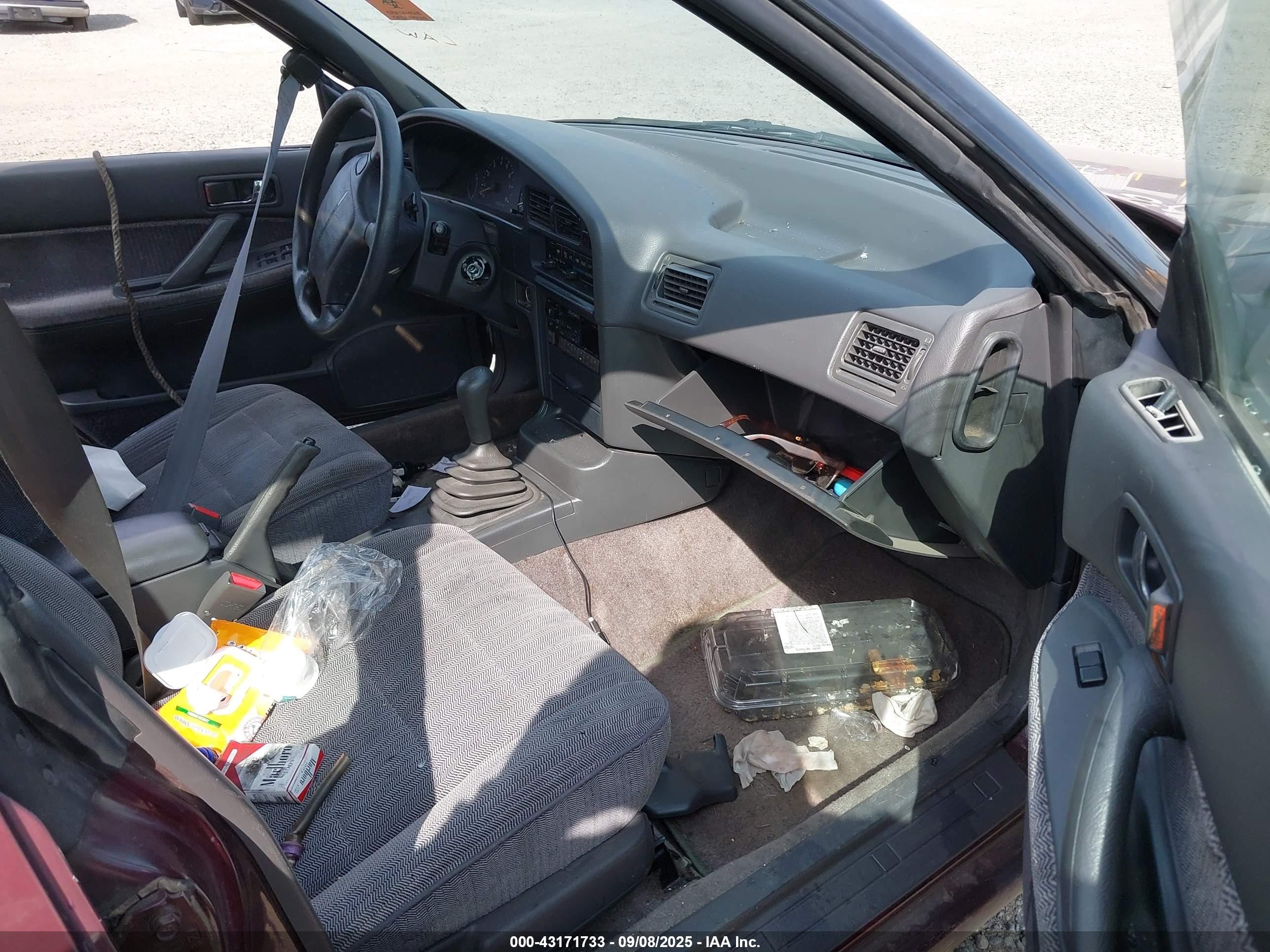 1994 Subaru Legacy L/l Sunsport Темно-бордовый vin: 4S3BJ633XR1954308