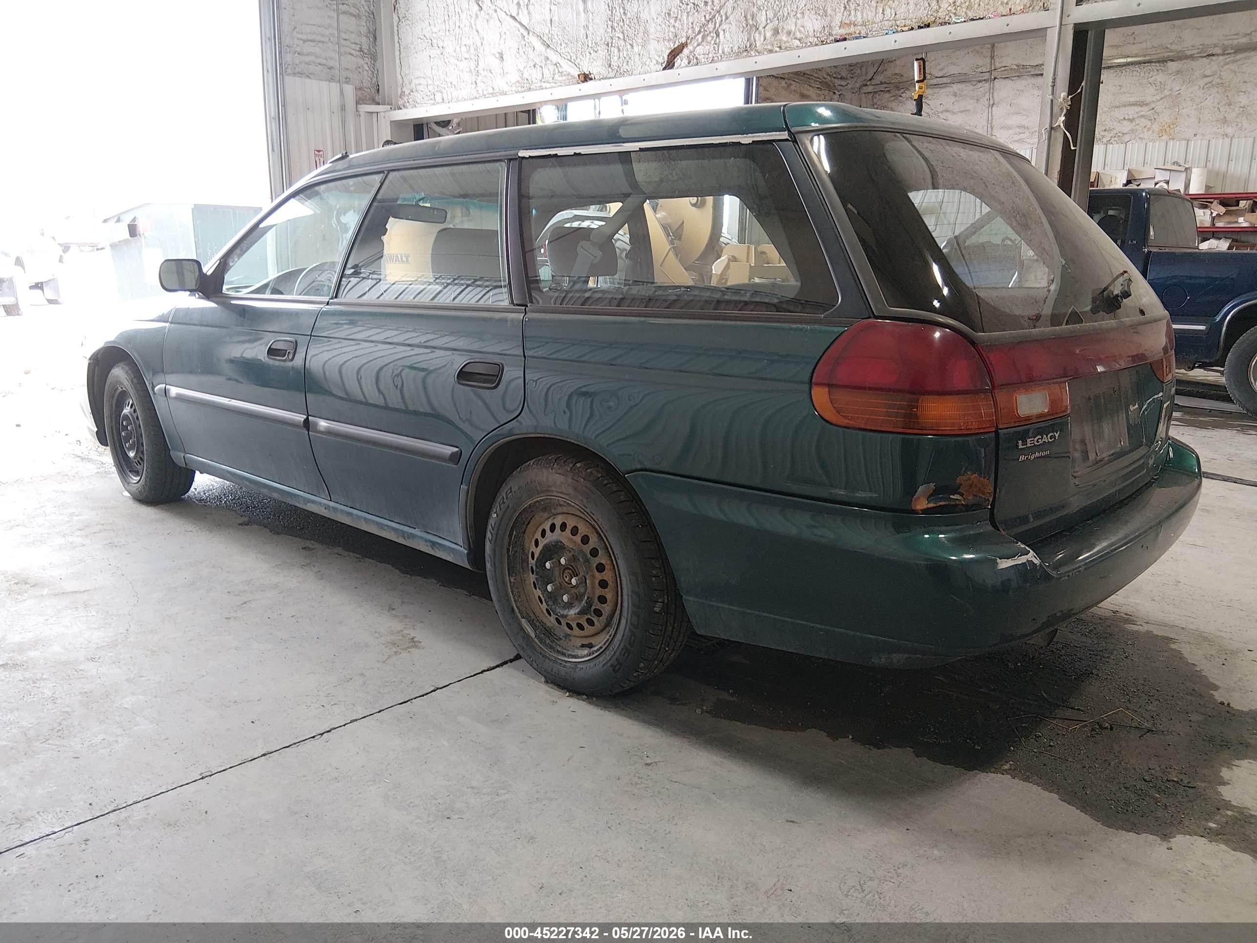 1998 Subaru Legacy Brighton Green vin: 4S3BK4253W7305494