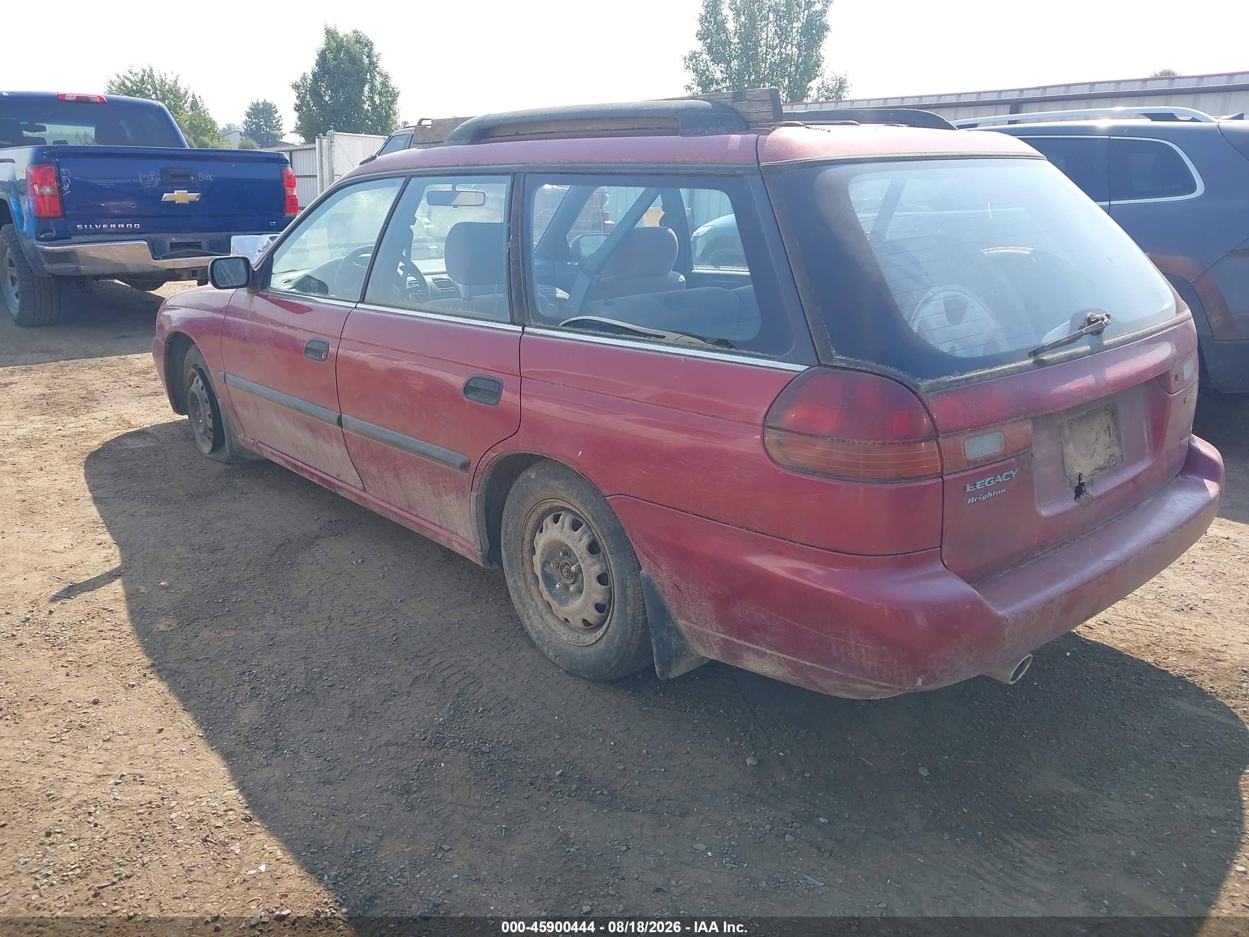 1996 Subaru Legacy Brighton Red vin: 4S3BK4258T6312409