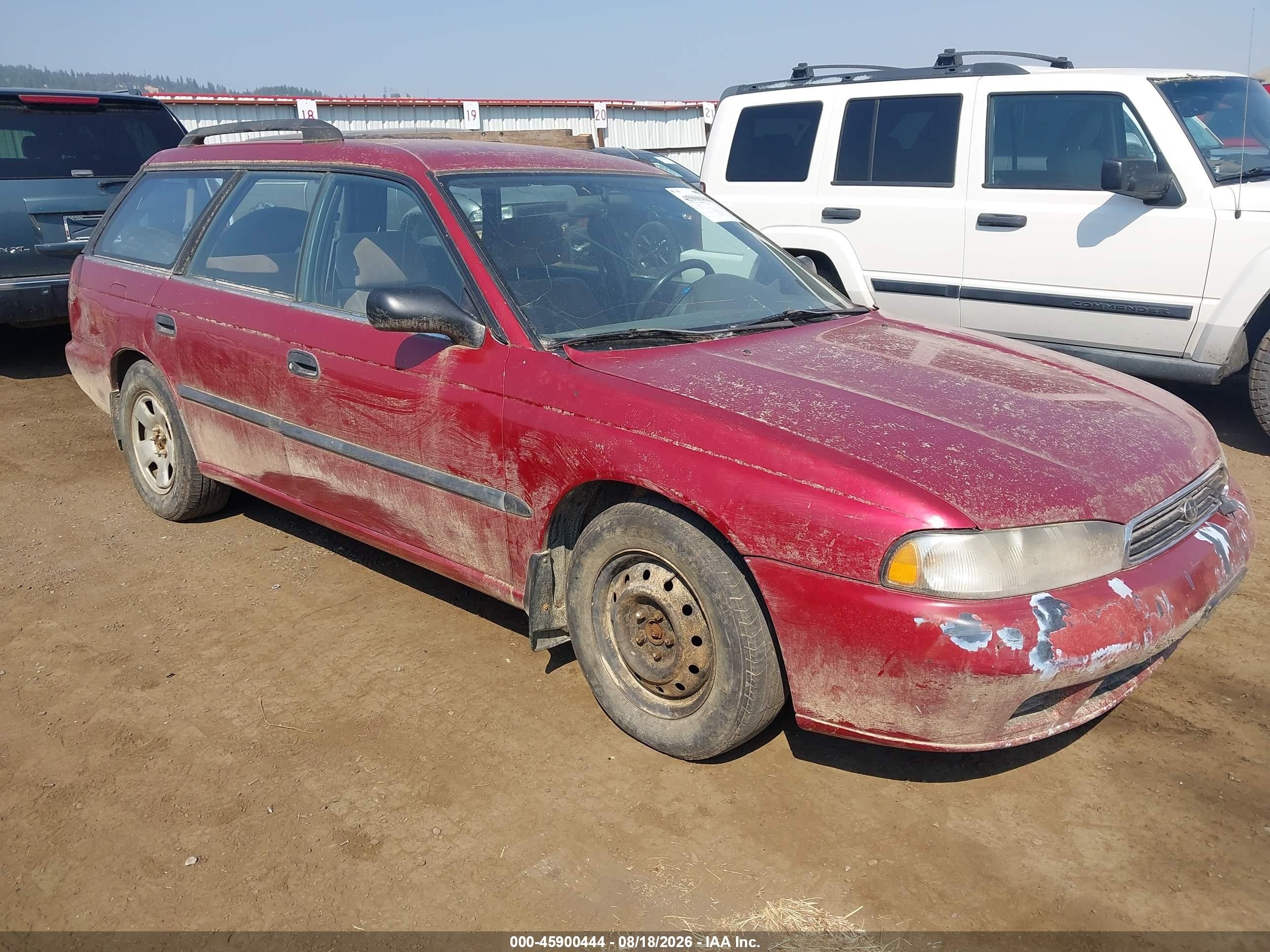 1996 Subaru Legacy Brighton Red vin: 4S3BK4258T6312409