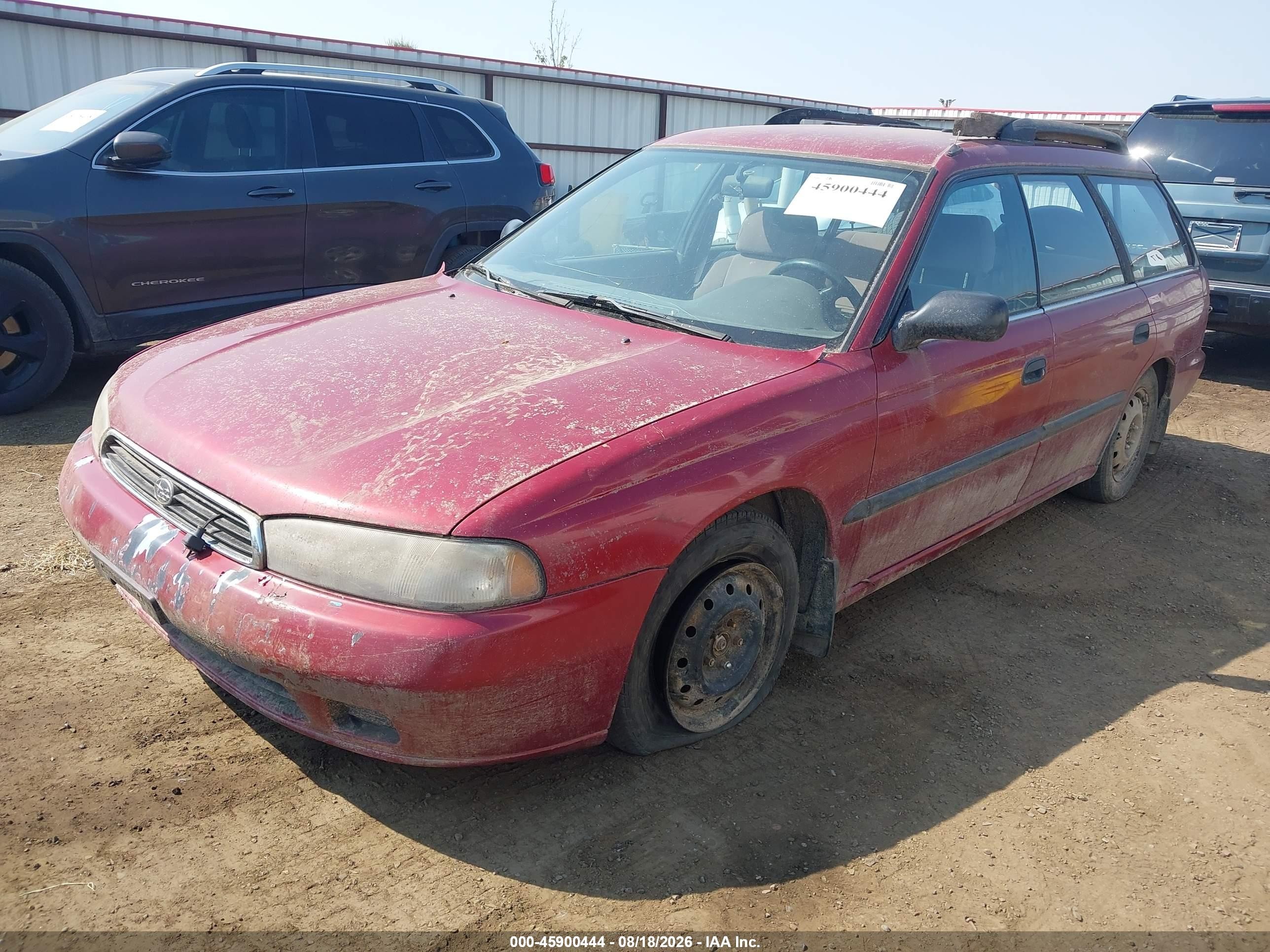 1996 Subaru Legacy Brighton Red vin: 4S3BK4258T6312409