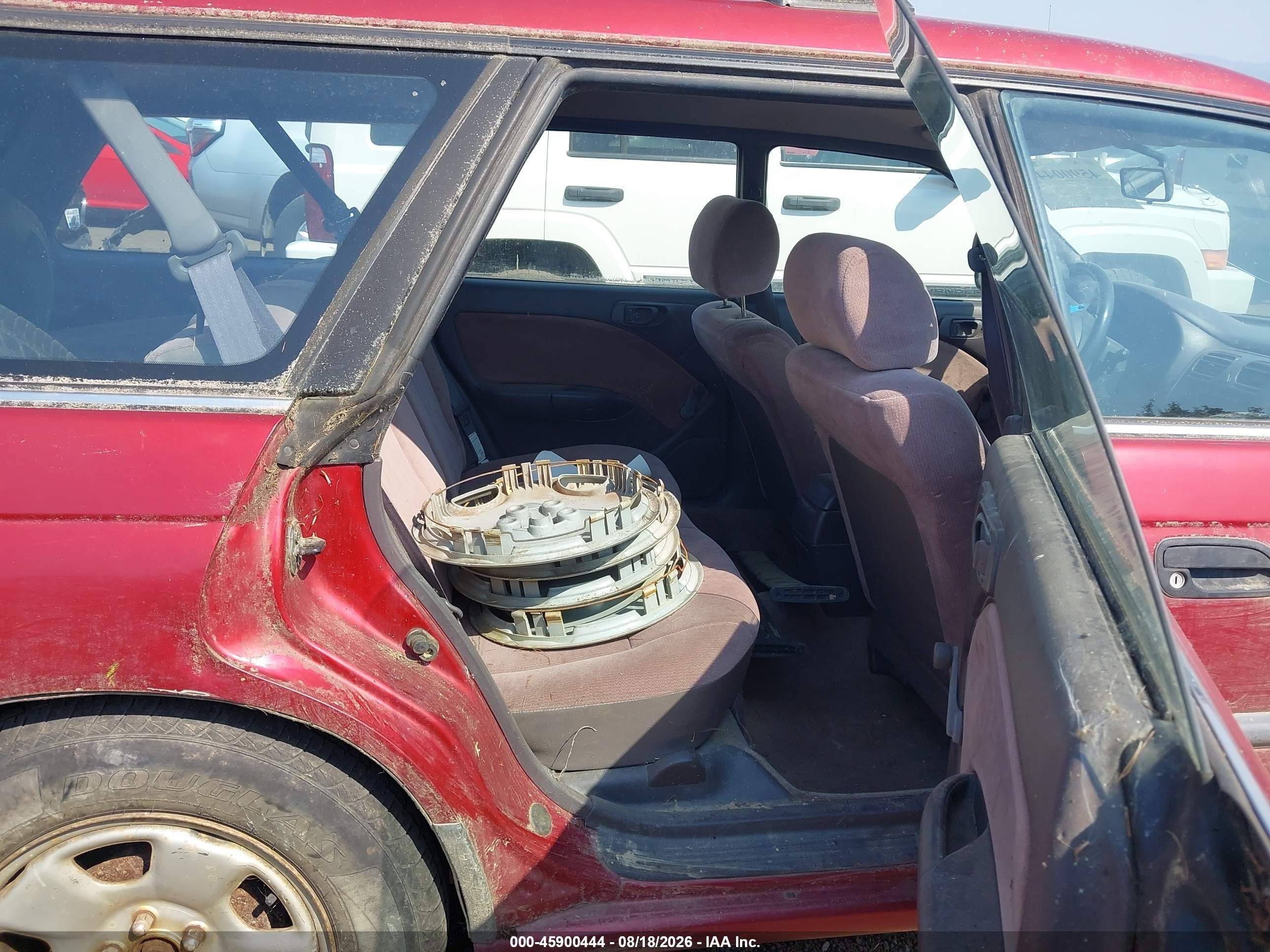 1996 Subaru Legacy Brighton Red vin: 4S3BK4258T6312409