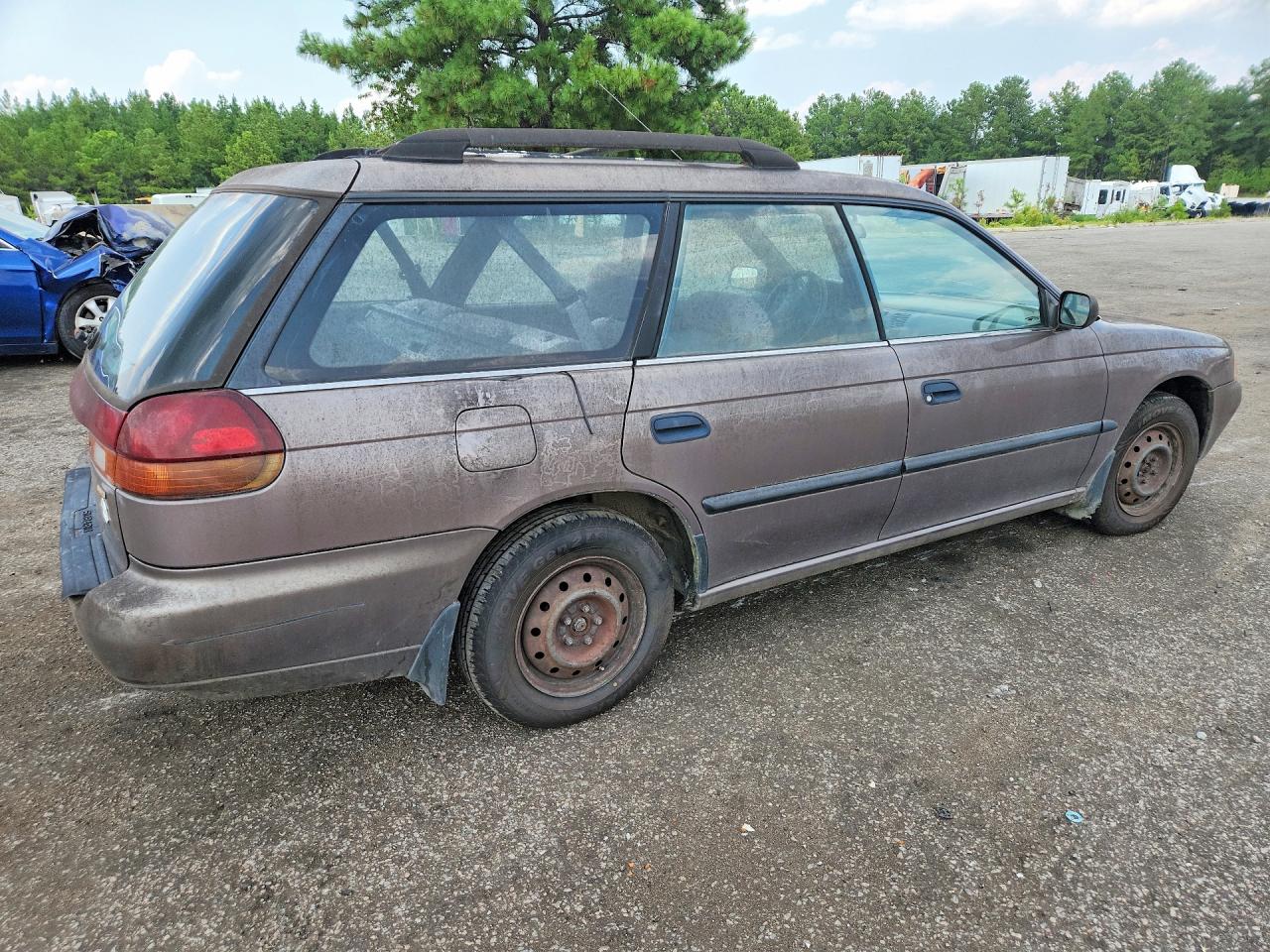 1996 Subaru Legacy L Gray vin: 4S3BK4350T7308959