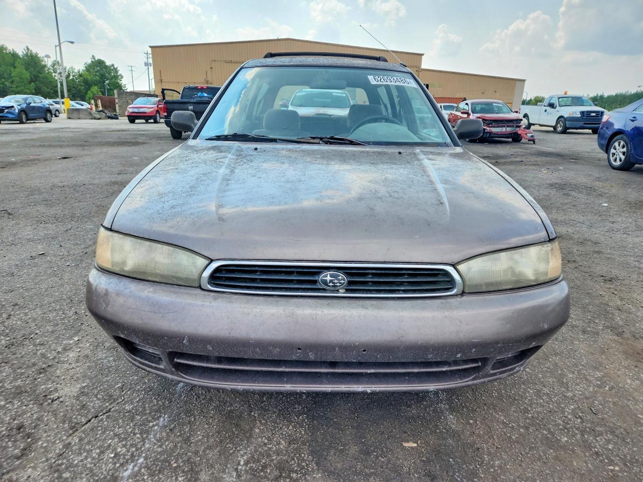 1996 Subaru Legacy L Gray vin: 4S3BK4350T7308959