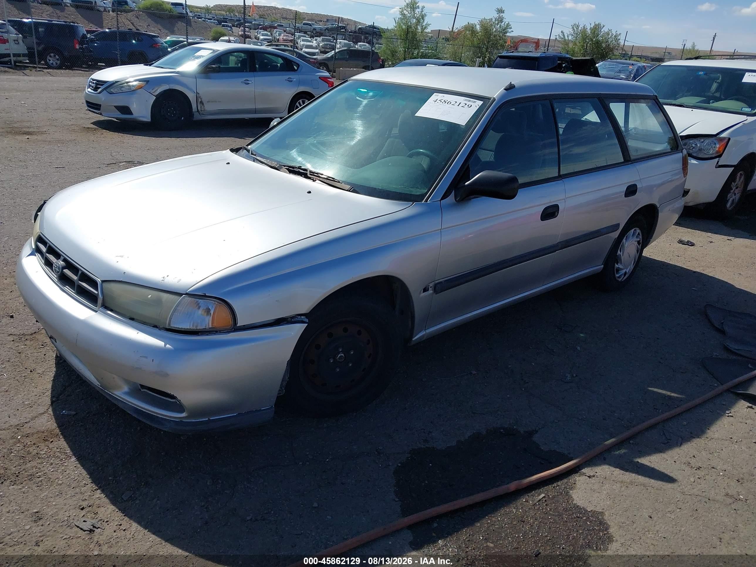 1998 Subaru Legacy L/right Hand Postal Drive Gray vin: 4S3BK4352W7316503