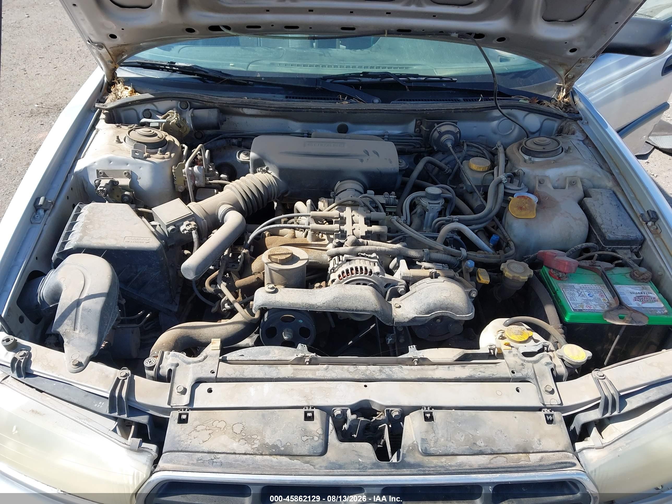1998 Subaru Legacy L/right Hand Postal Drive Gray vin: 4S3BK4352W7316503