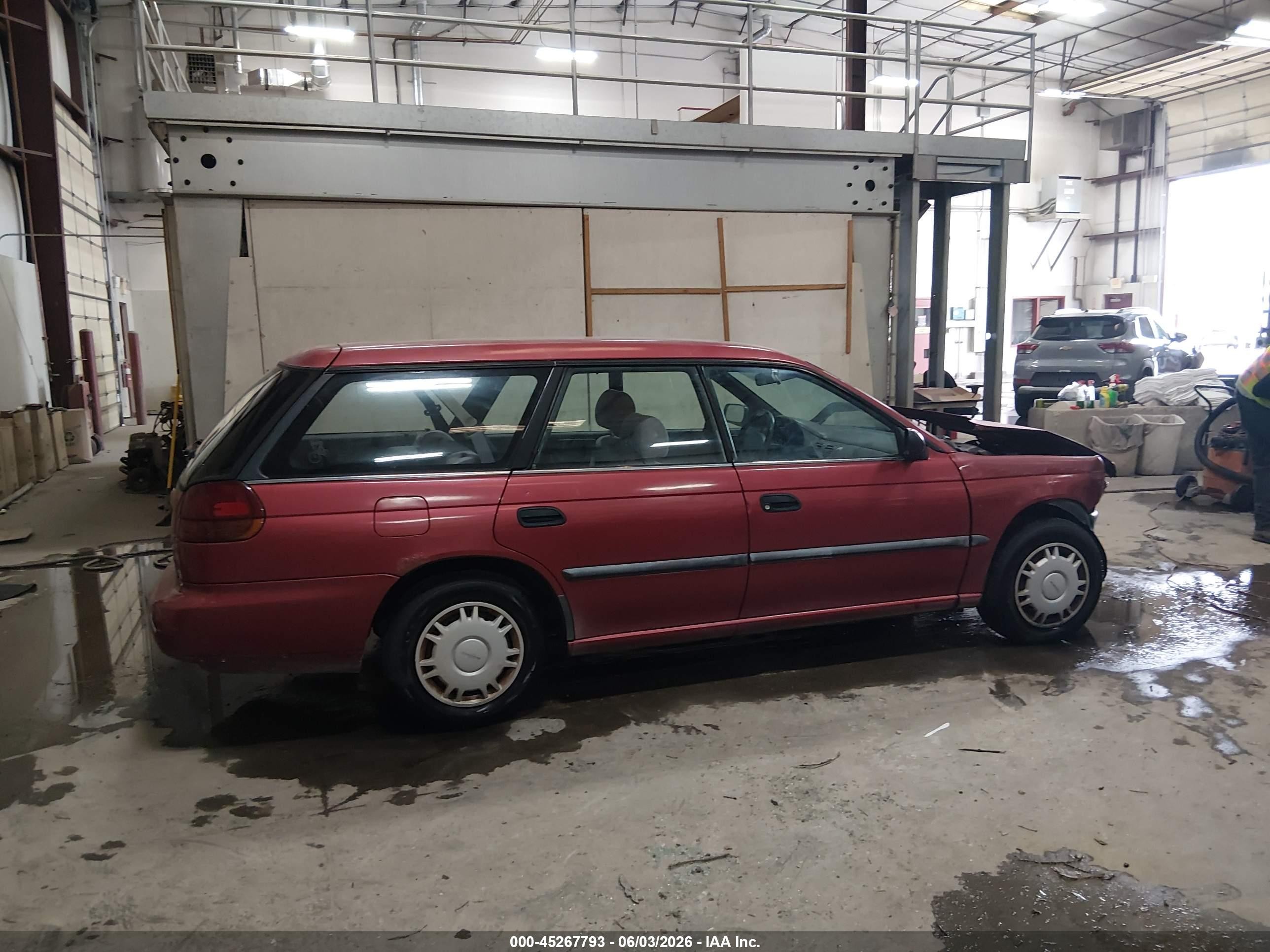 1996 Subaru Legacy L Red vin: 4S3BK4353T7304081