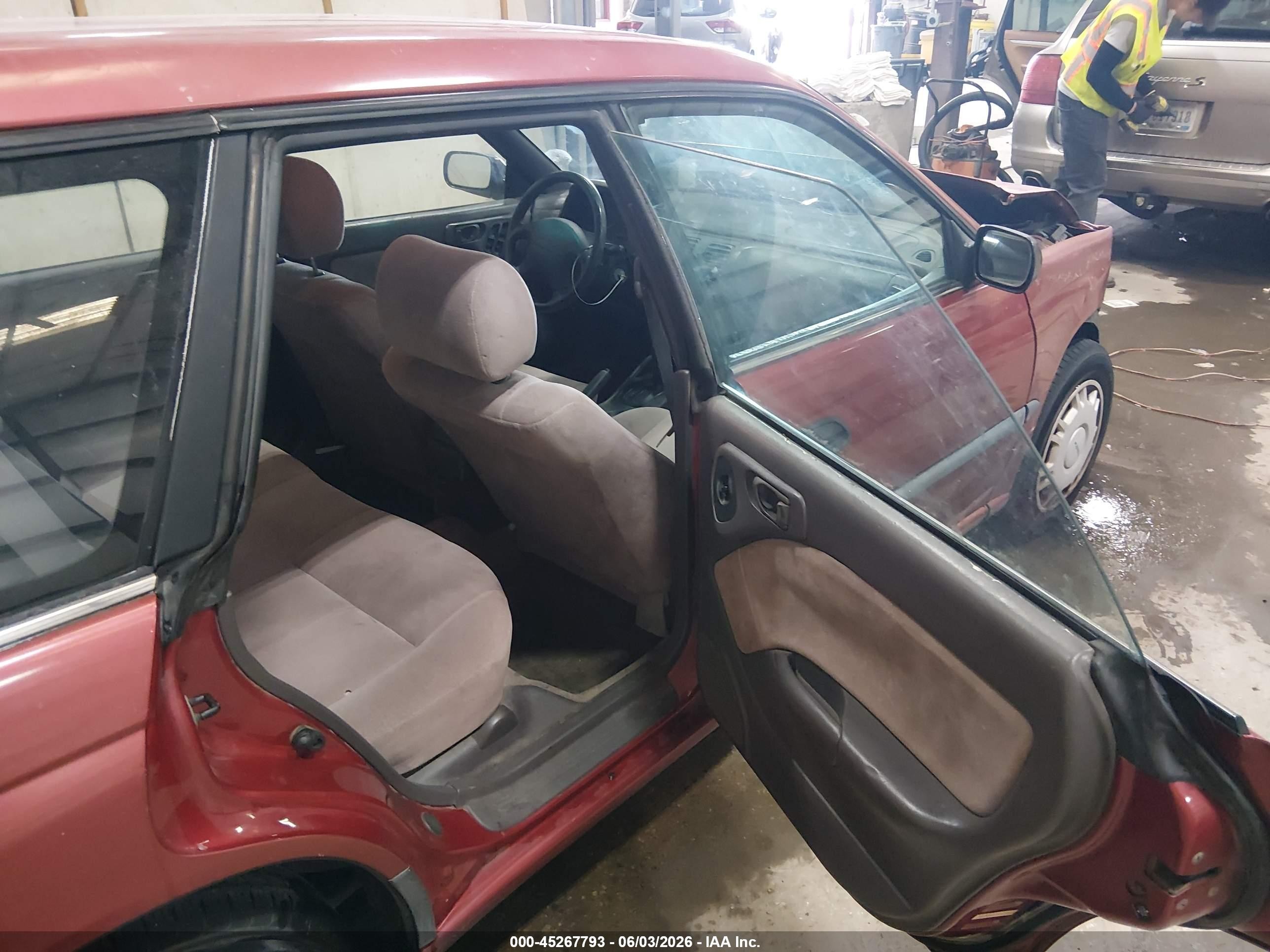 1996 Subaru Legacy L Red vin: 4S3BK4353T7304081