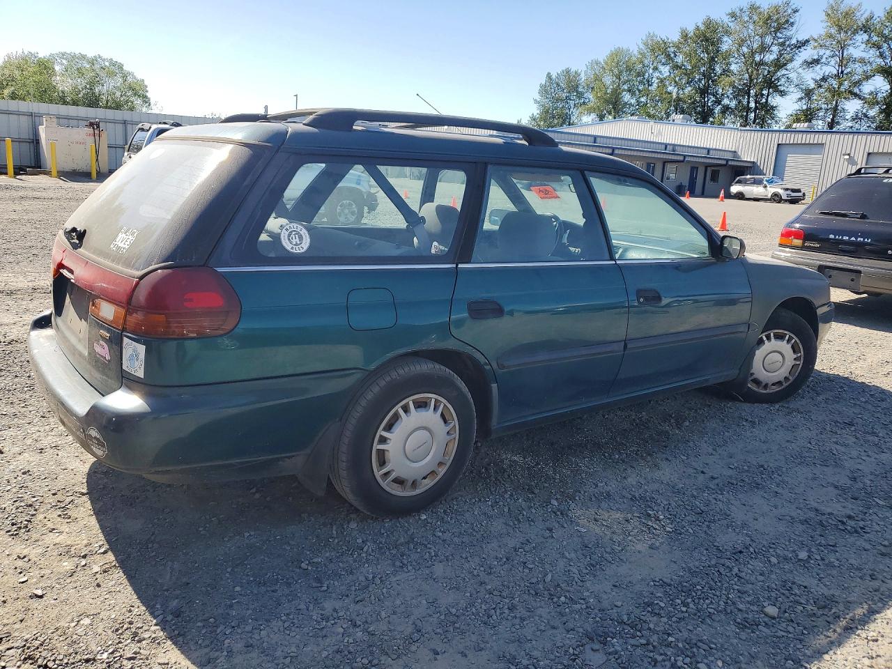 1997 Subaru Legacy L Green vin: 4S3BK4353V6305482