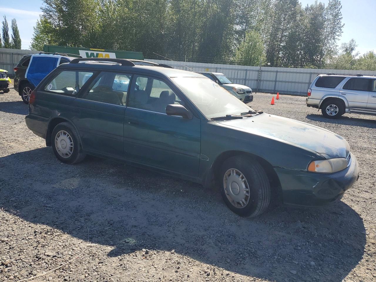 1997 Subaru Legacy L Green vin: 4S3BK4353V6305482