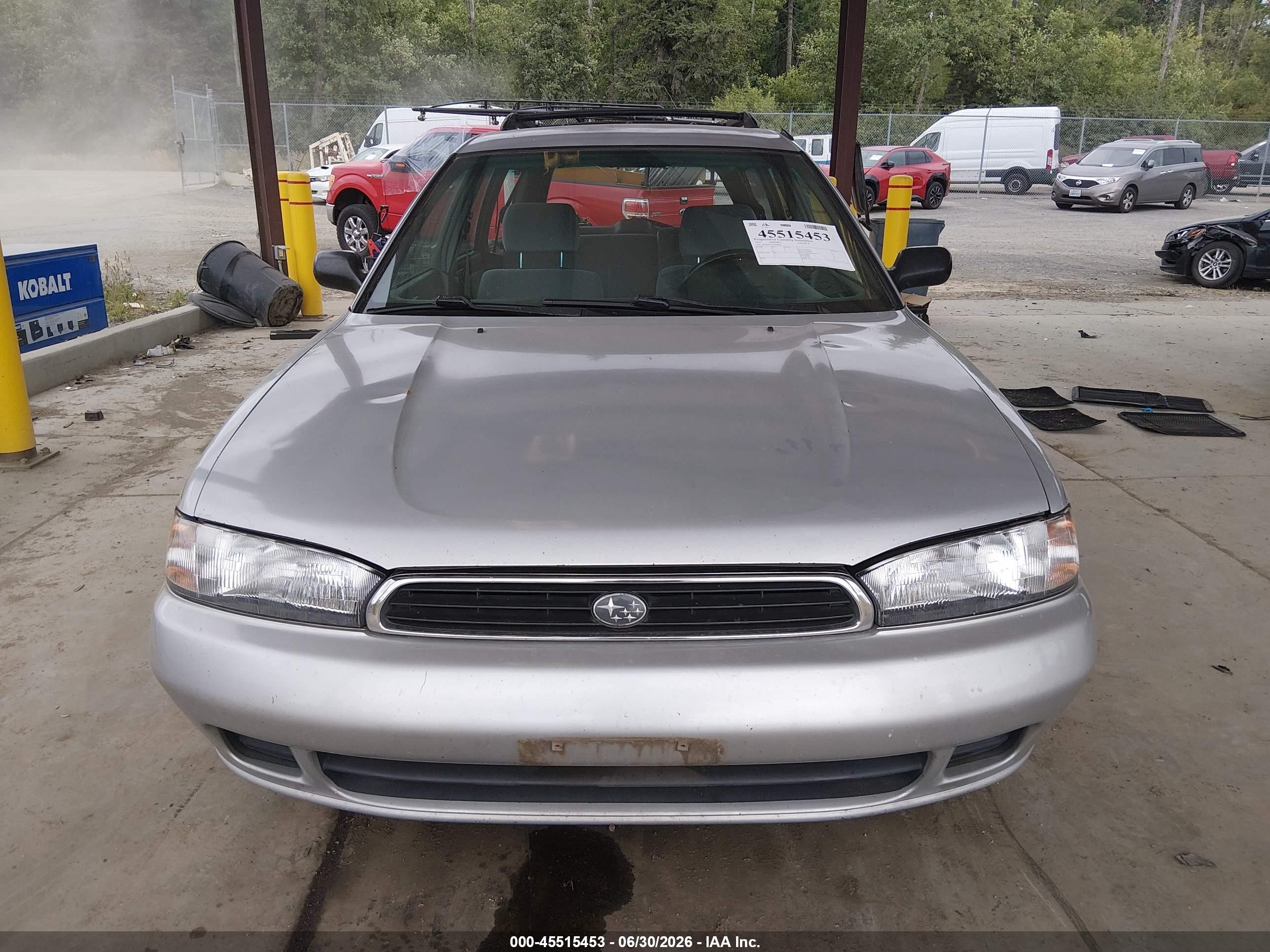 1997 Subaru Legacy L/postal Right-hand Drive Silver vin: 4S3BK4353V7309624
