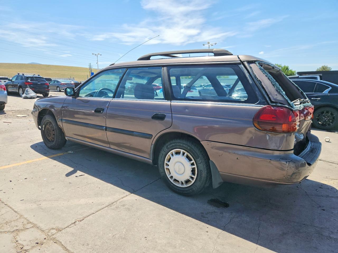 1996 Subaru Legacy L Brown vin: 4S3BK4356T7319643