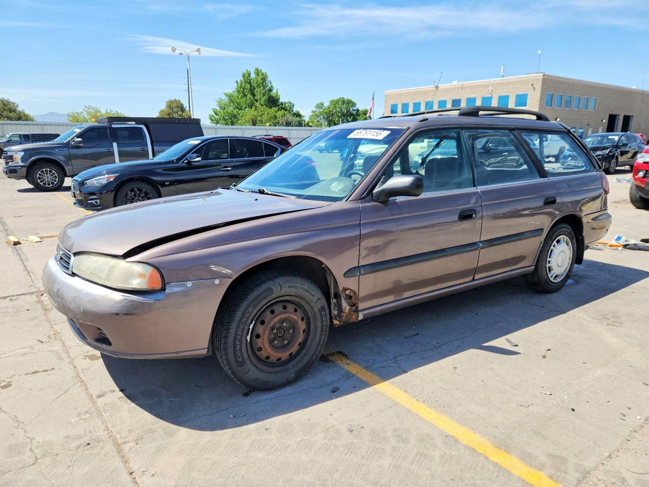 1996 Subaru Legacy L Brown vin: 4S3BK4356T7319643
