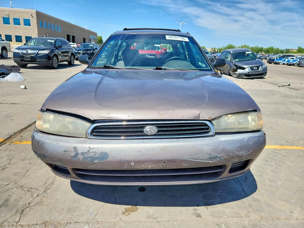 1996 Subaru Legacy L Brown vin: 4S3BK4356T7319643