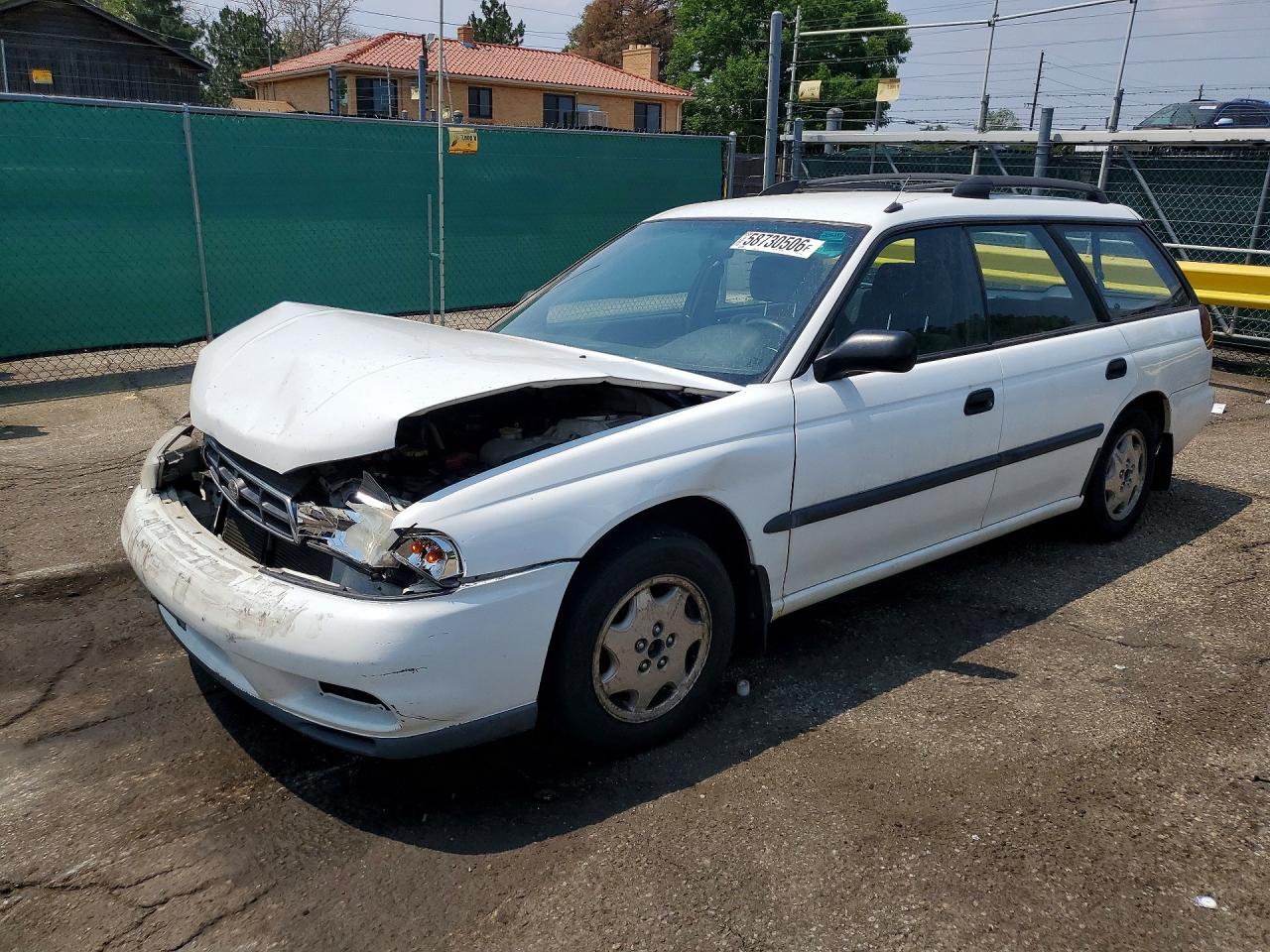 1998 Subaru Legacy L Белый vin: 4S3BK4356W7315645