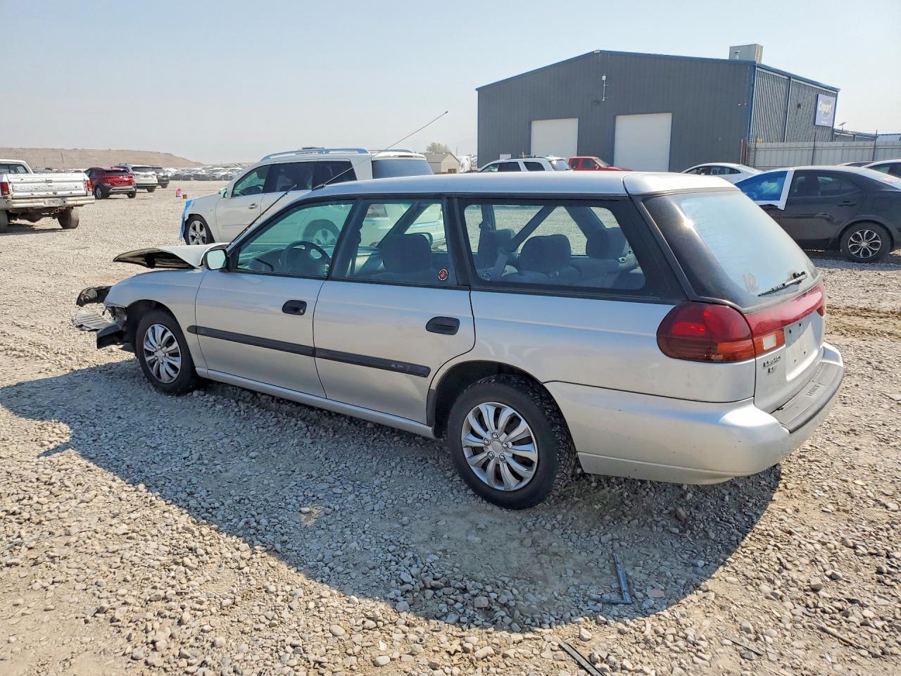 1998 Subaru Legacy L Silver vin: 4S3BK4357W7311975