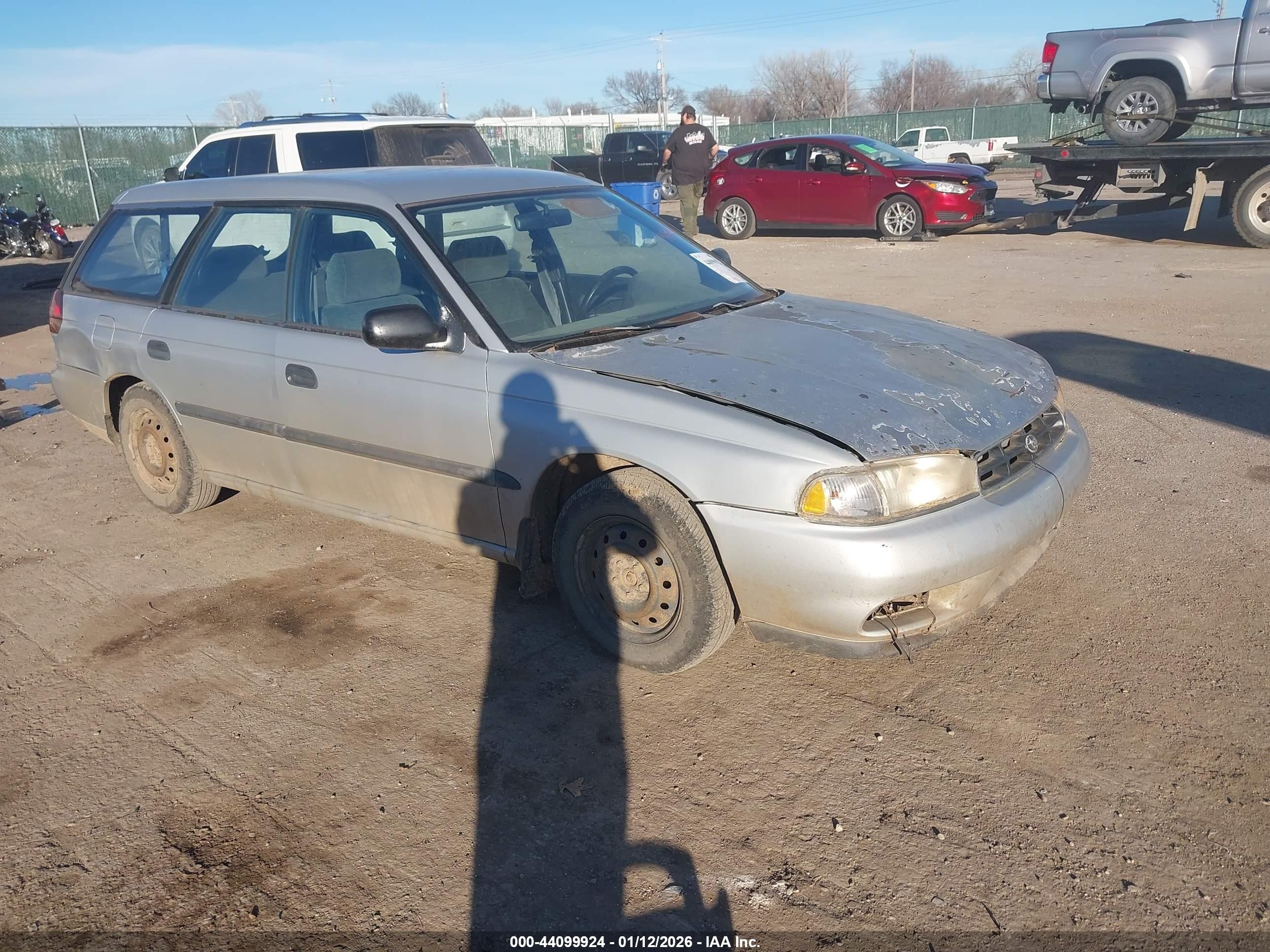 1998 Subaru Legacy L/right Hand Postal Drive Silver vin: 4S3BK435XW7301960