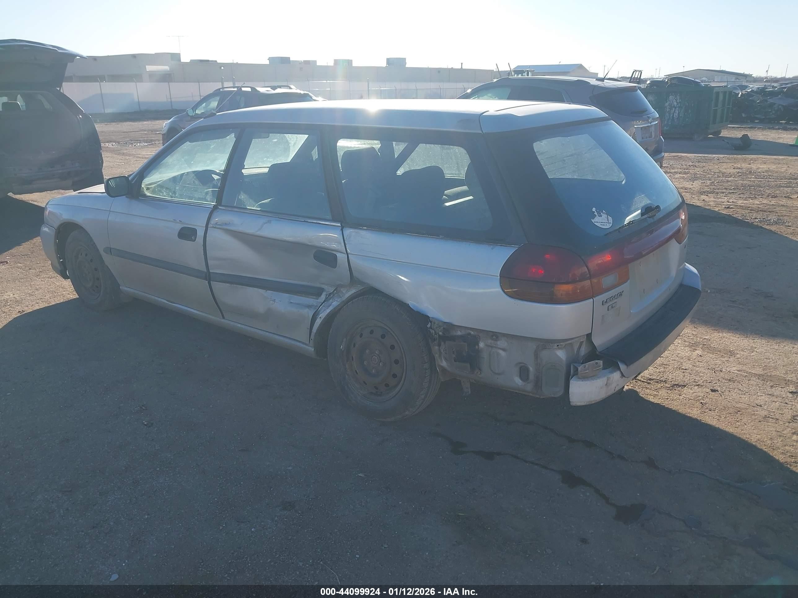 1998 Subaru Legacy L/right Hand Postal Drive Silver vin: 4S3BK435XW7301960