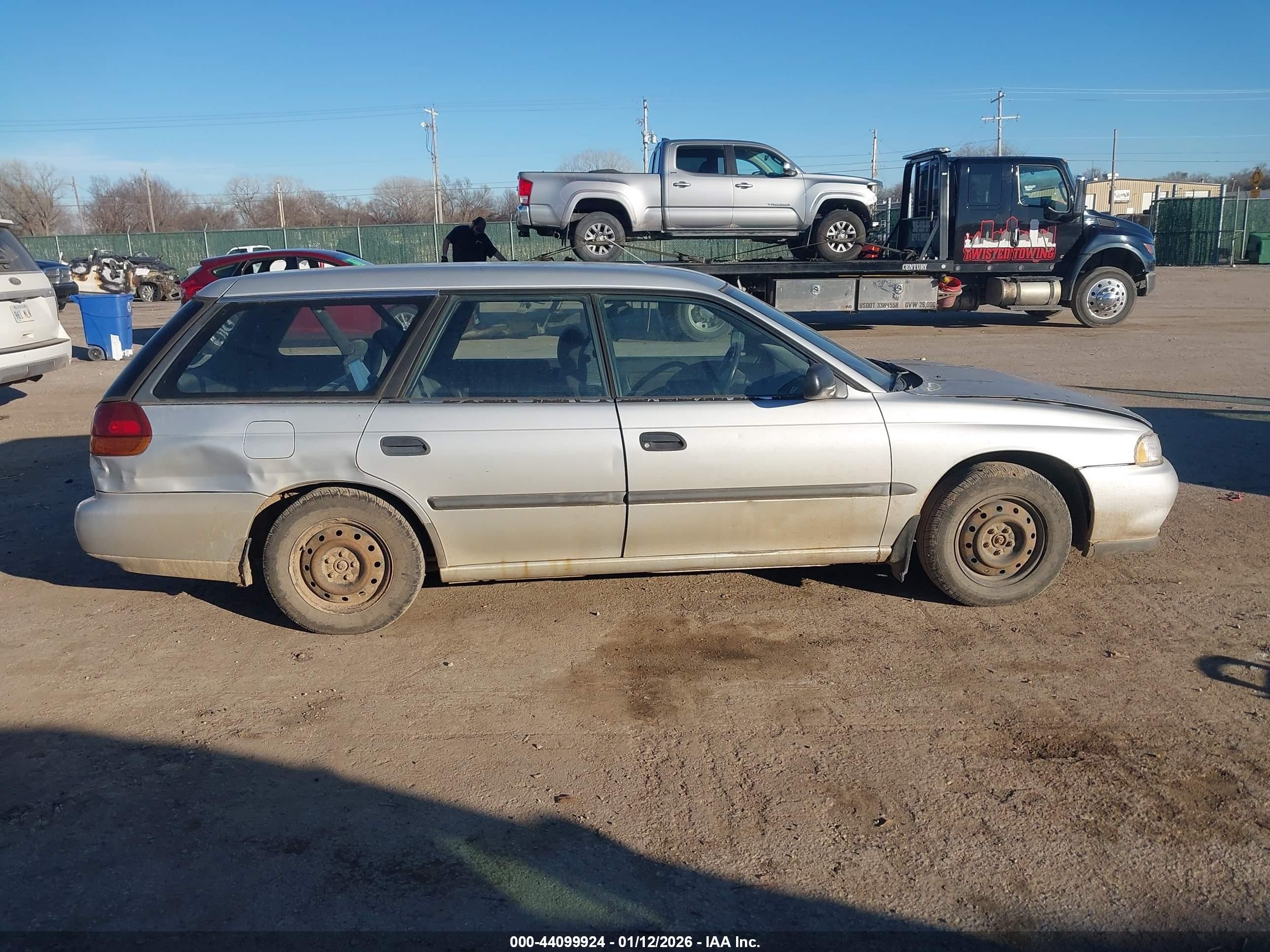 1998 Subaru Legacy L/right Hand Postal Drive Silver vin: 4S3BK435XW7301960