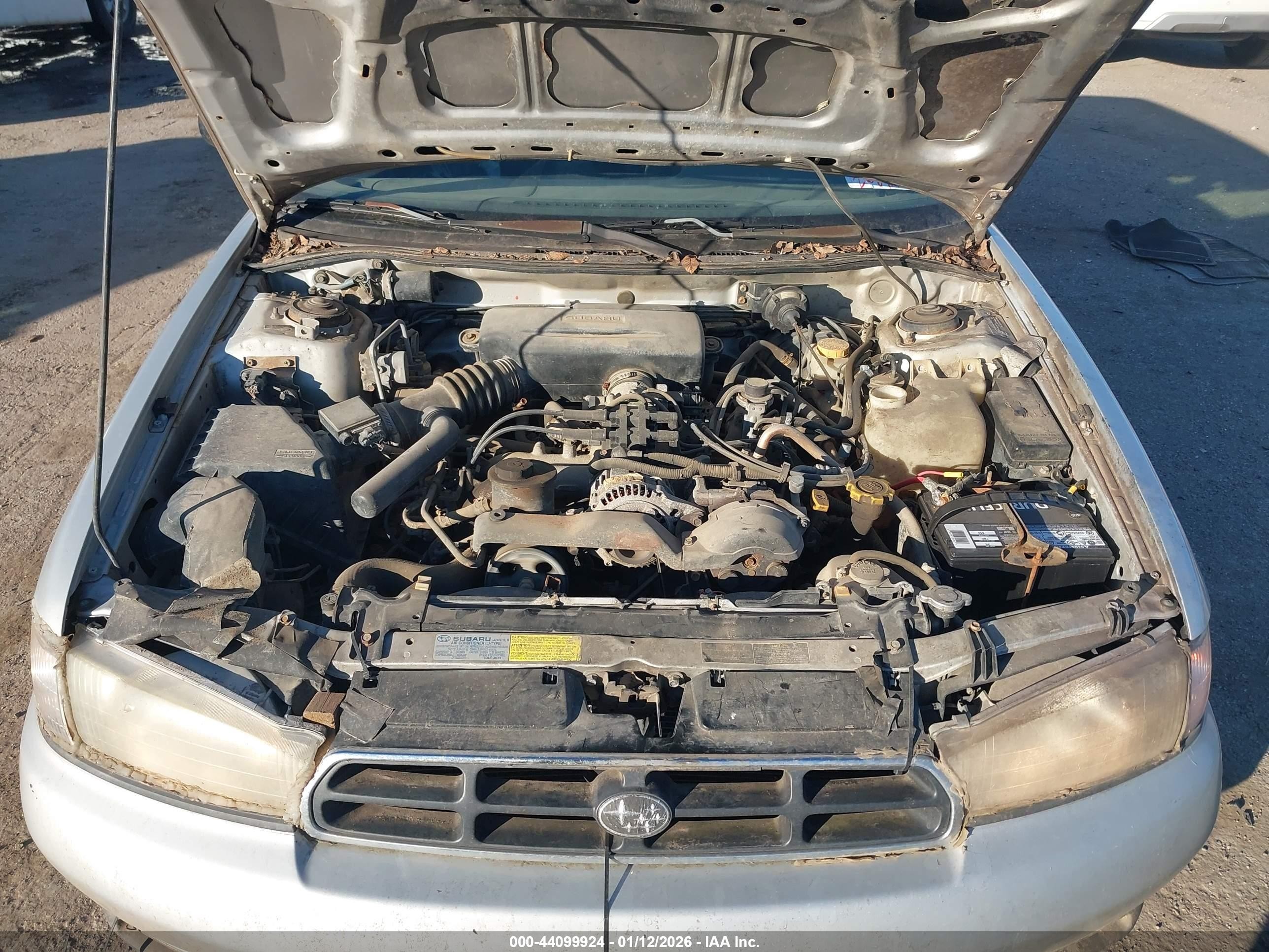 1998 Subaru Legacy L/right Hand Postal Drive Silver vin: 4S3BK435XW7301960