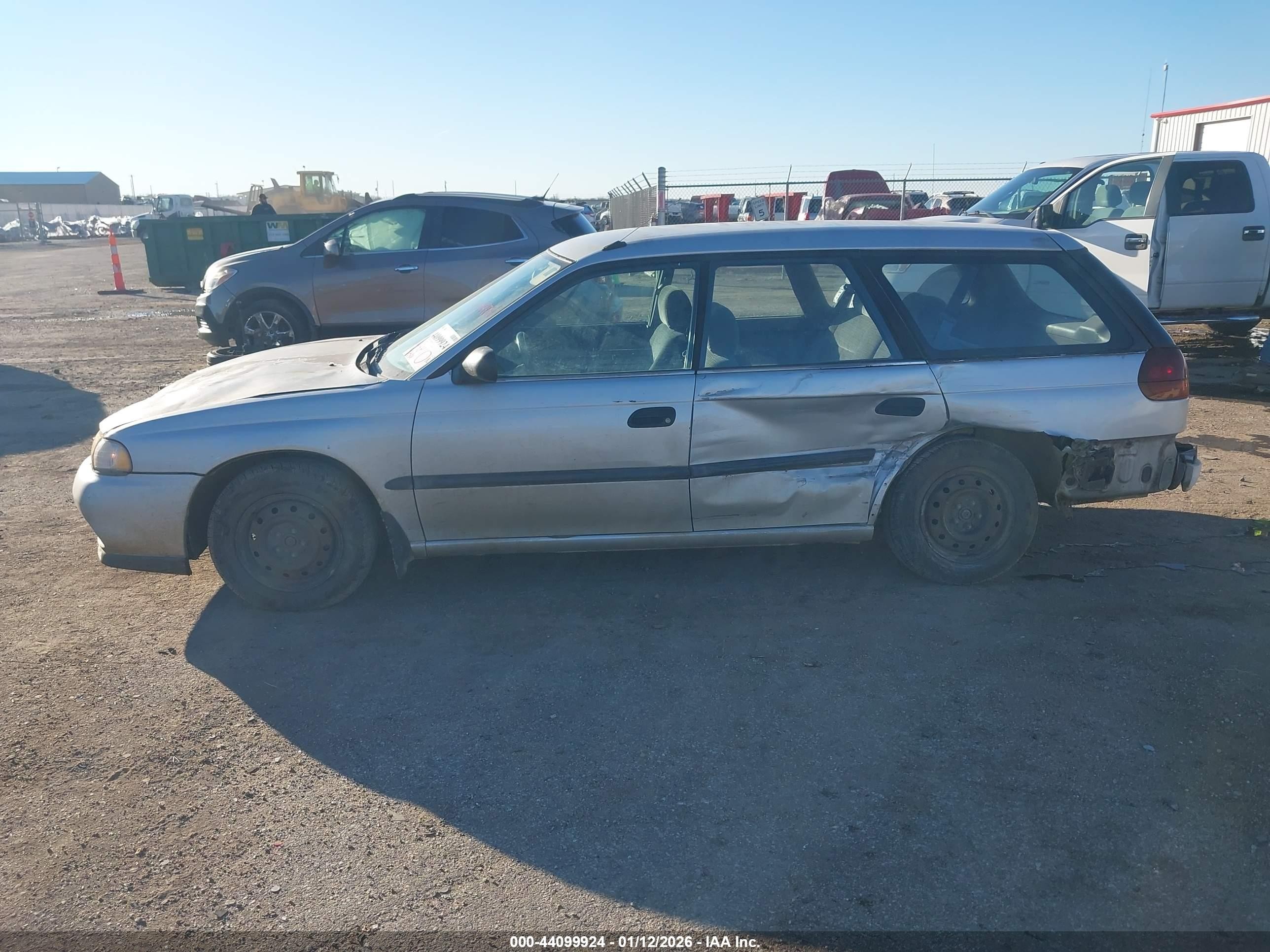 1998 Subaru Legacy L/right Hand Postal Drive Silver vin: 4S3BK435XW7301960