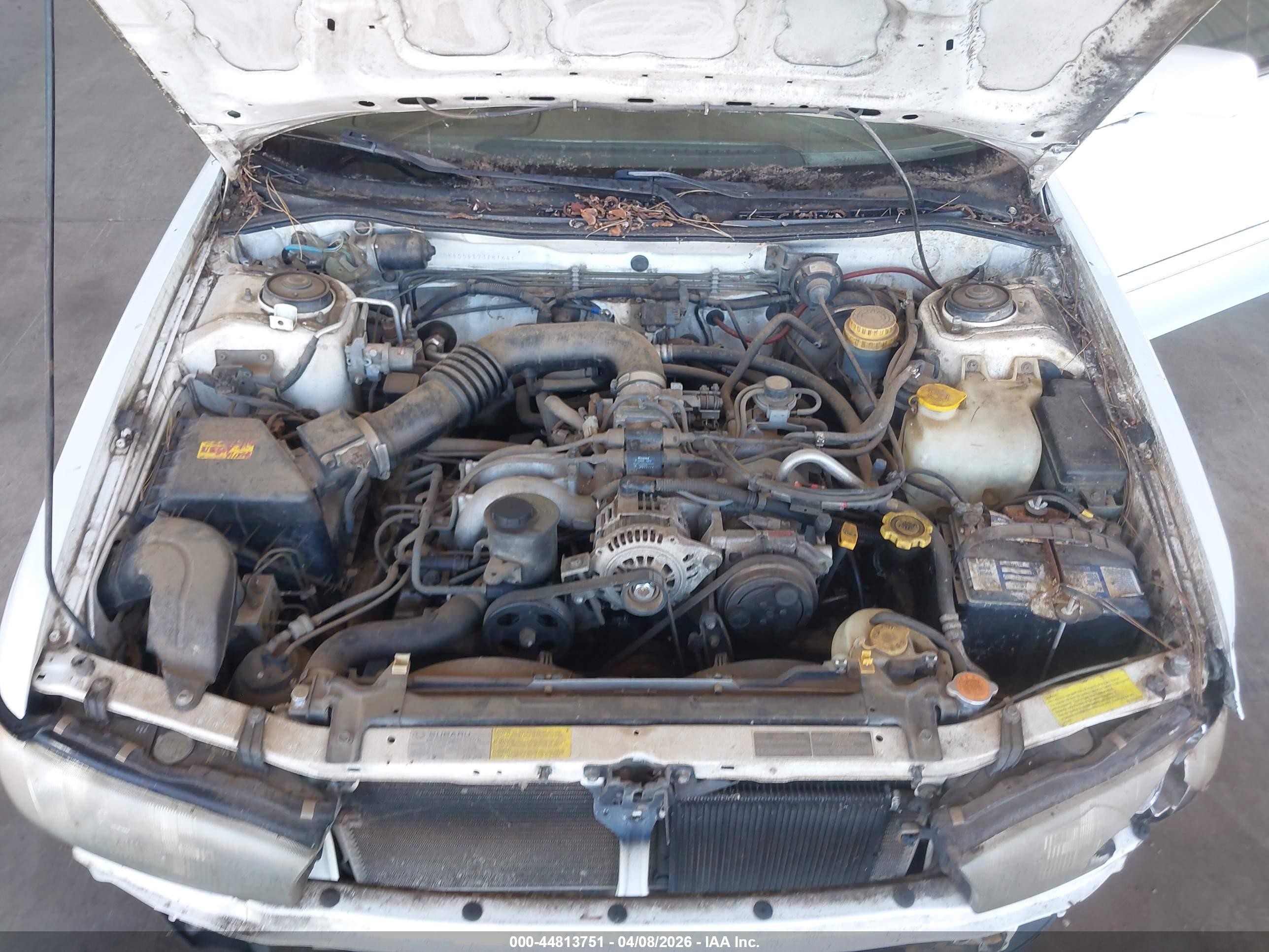 1996 Subaru Legacy Ls White vin: 4S3BK4554T7318164