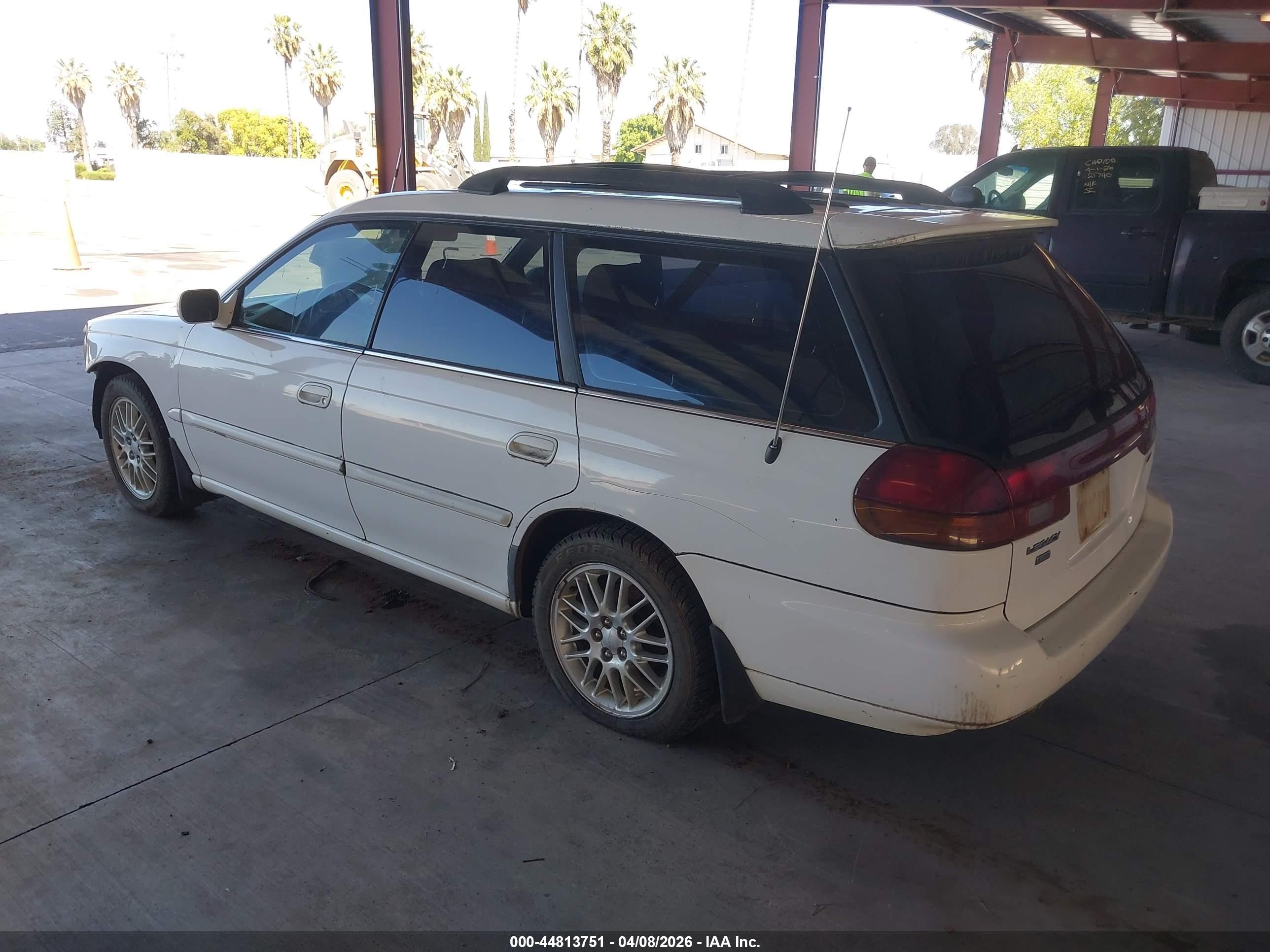 1996 Subaru Legacy Ls White vin: 4S3BK4554T7318164