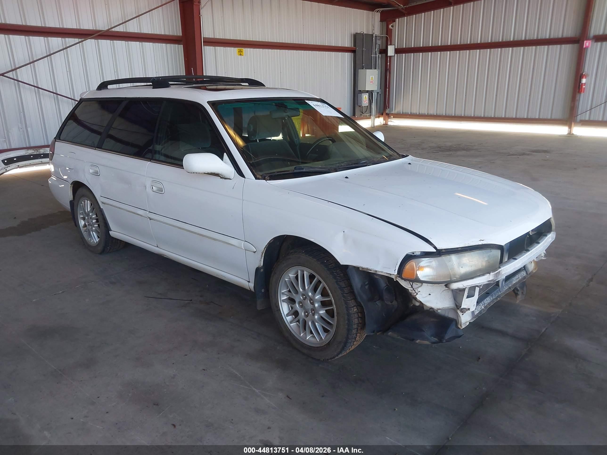 1996 Subaru Legacy Ls White vin: 4S3BK4554T7318164