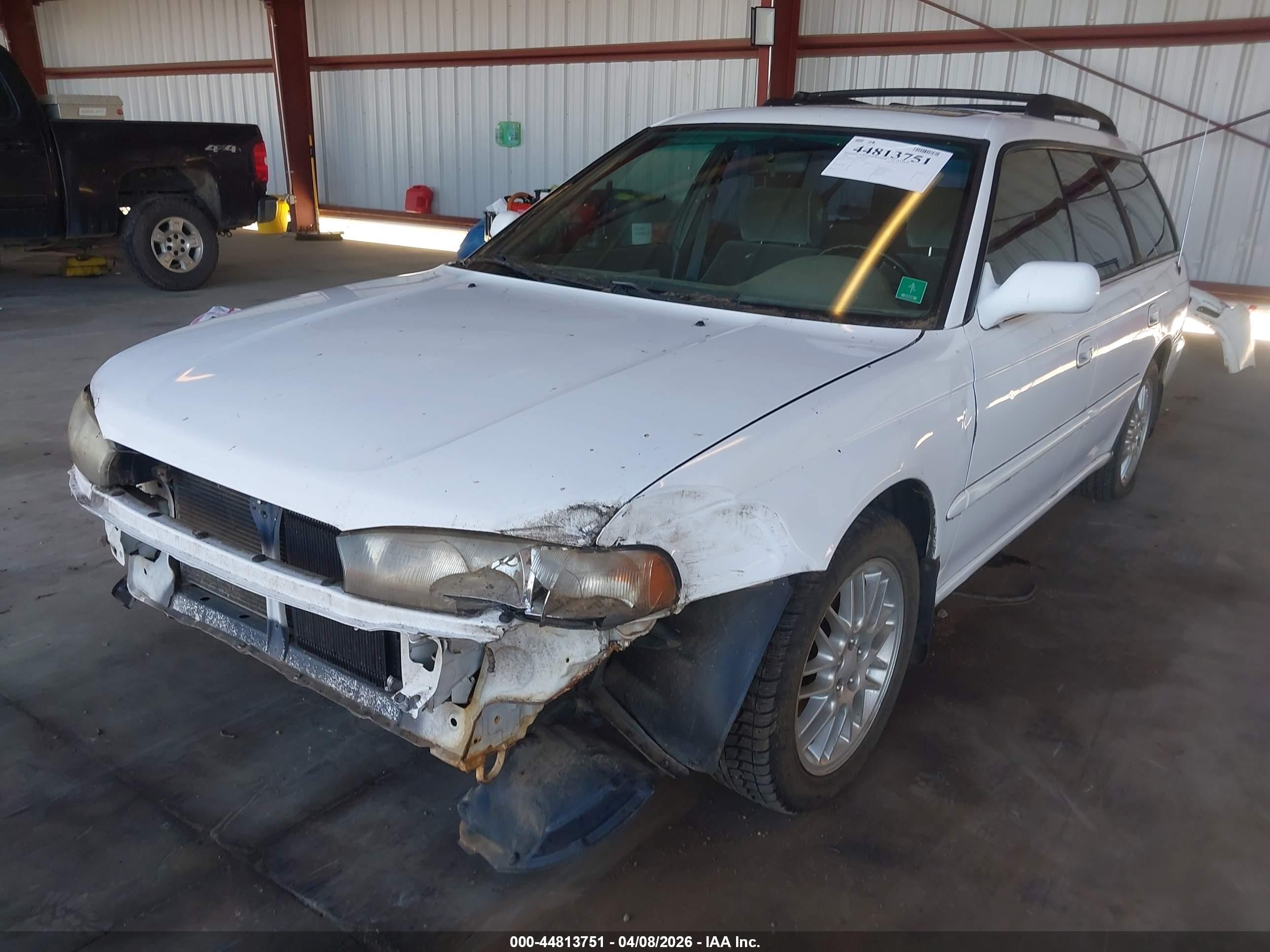 1996 Subaru Legacy Ls White vin: 4S3BK4554T7318164