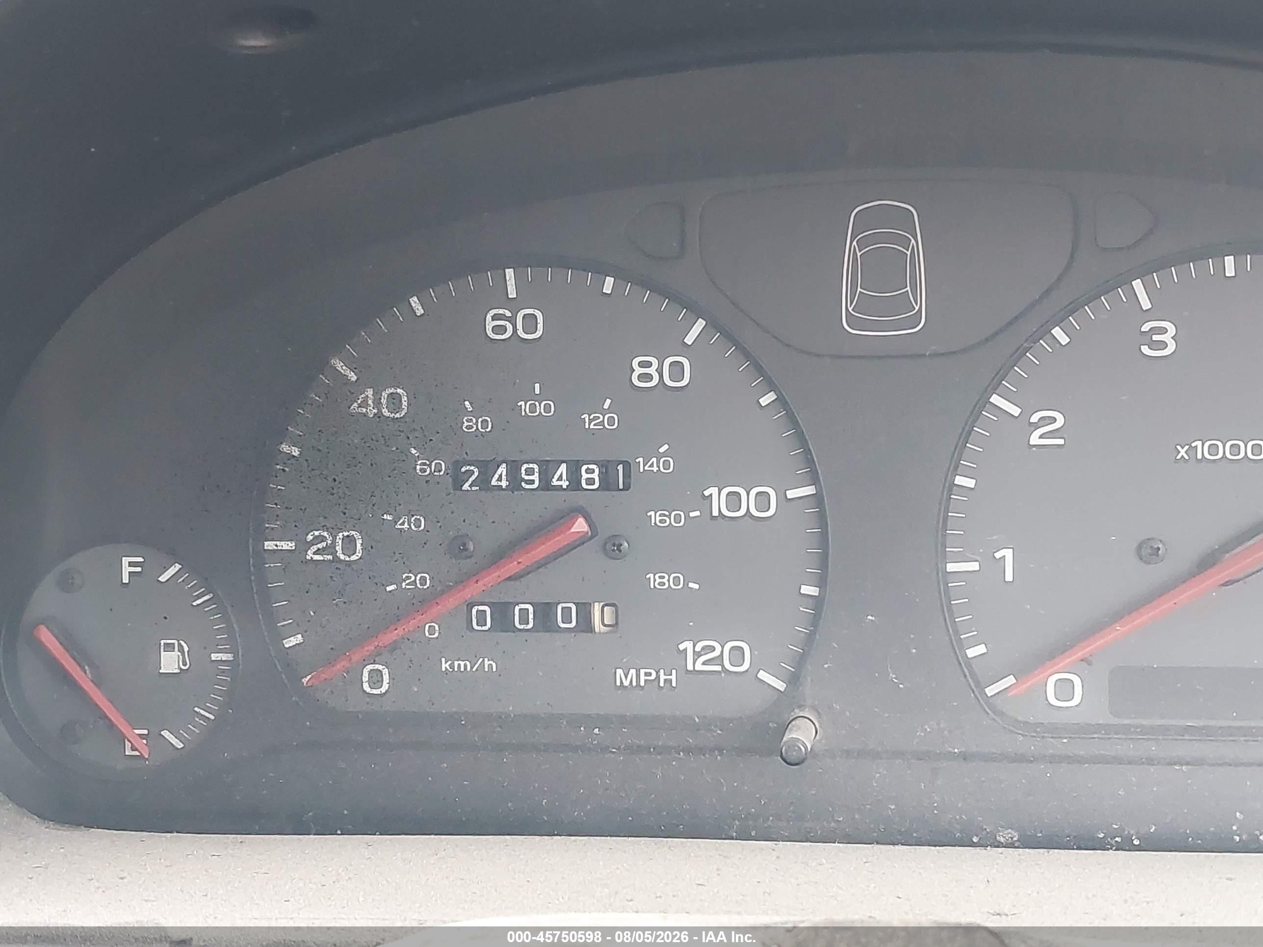 1998 Subaru Legacy Right Hand Postal Drive Green vin: 4S3BK4950W8316159