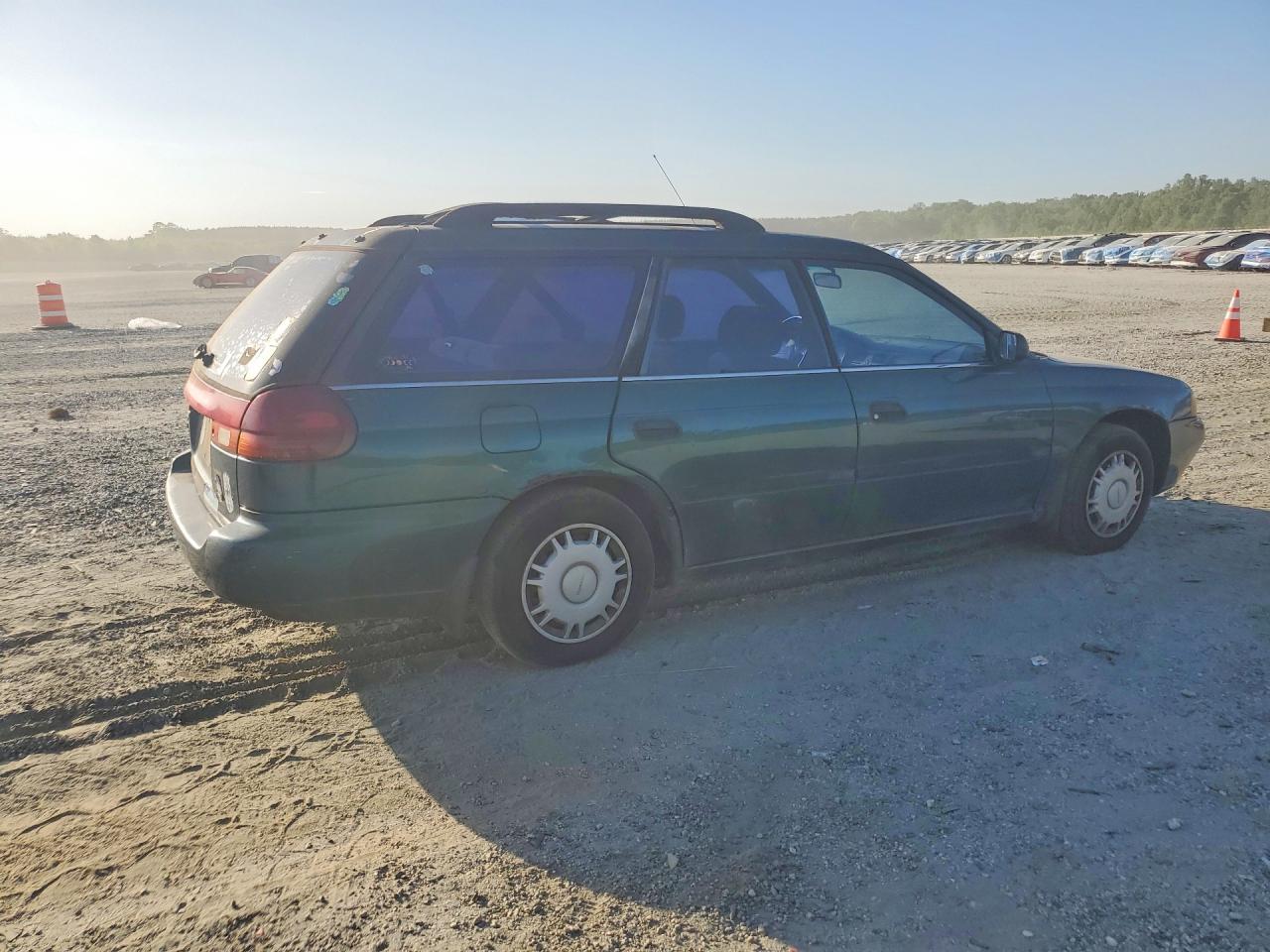 1995 Subaru Legacy L Green vin: 4S3BK6352S7340760