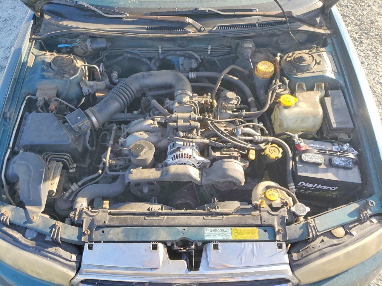 1995 Subaru Legacy L Green vin: 4S3BK6352S7340760