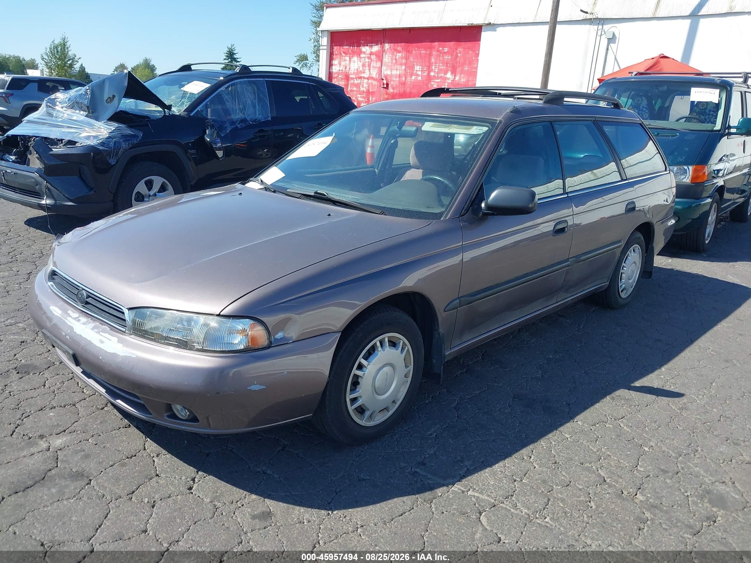 1995 Subaru Legacy L/outback Purple vin: 4S3BK6353S7332618