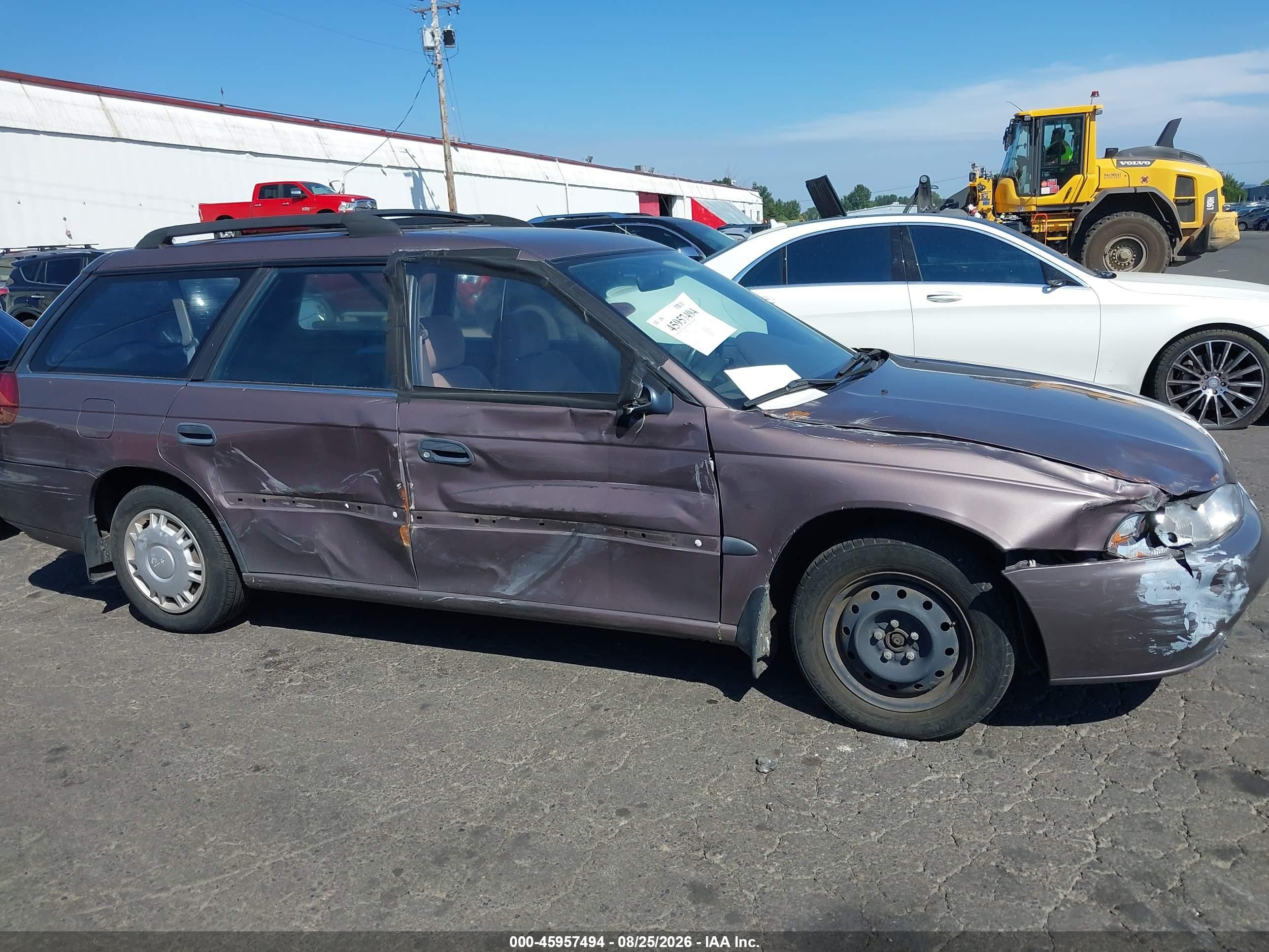 1995 Subaru Legacy L/outback Purple vin: 4S3BK6353S7332618