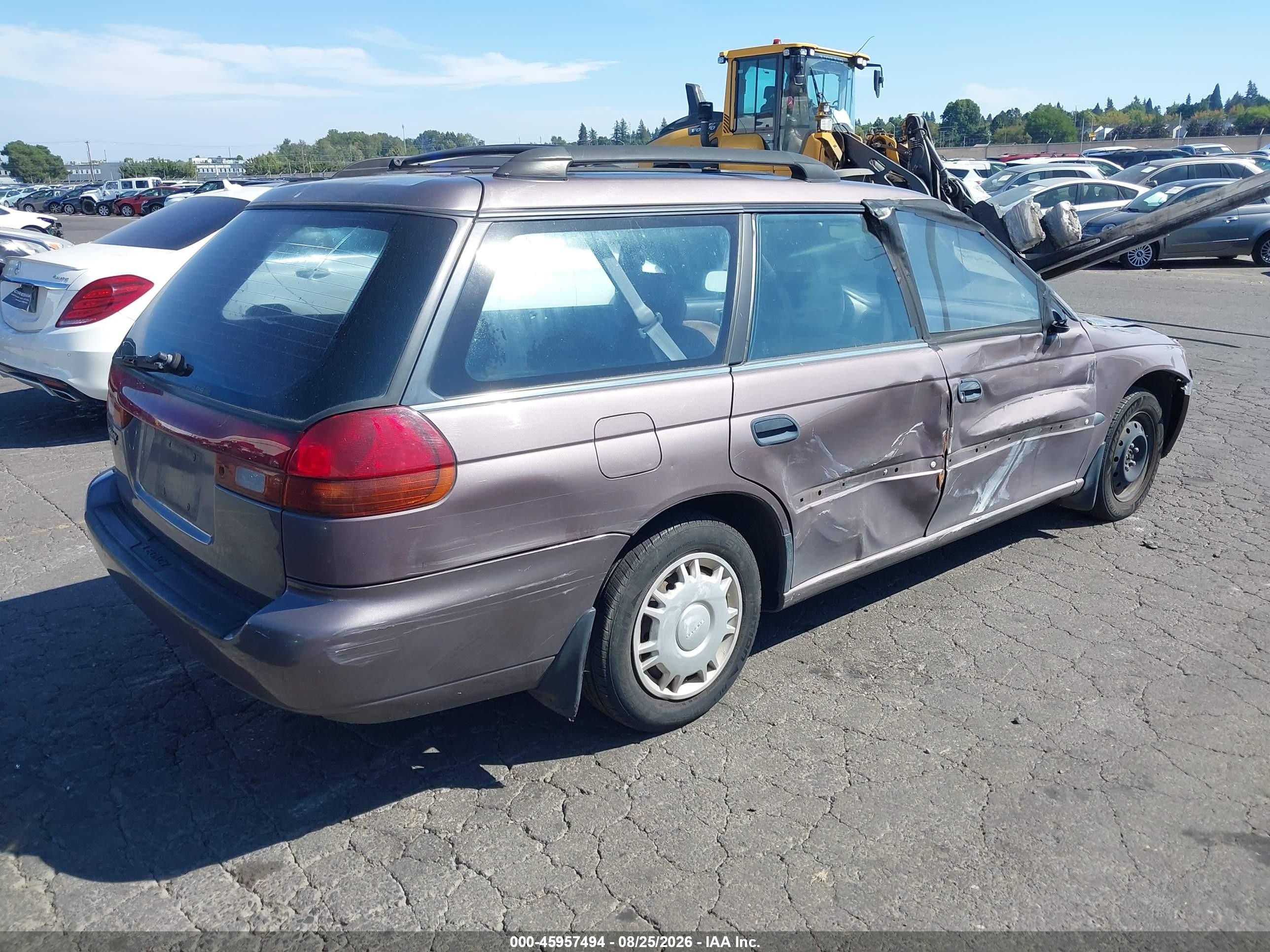 1995 Subaru Legacy L/outback Purple vin: 4S3BK6353S7332618
