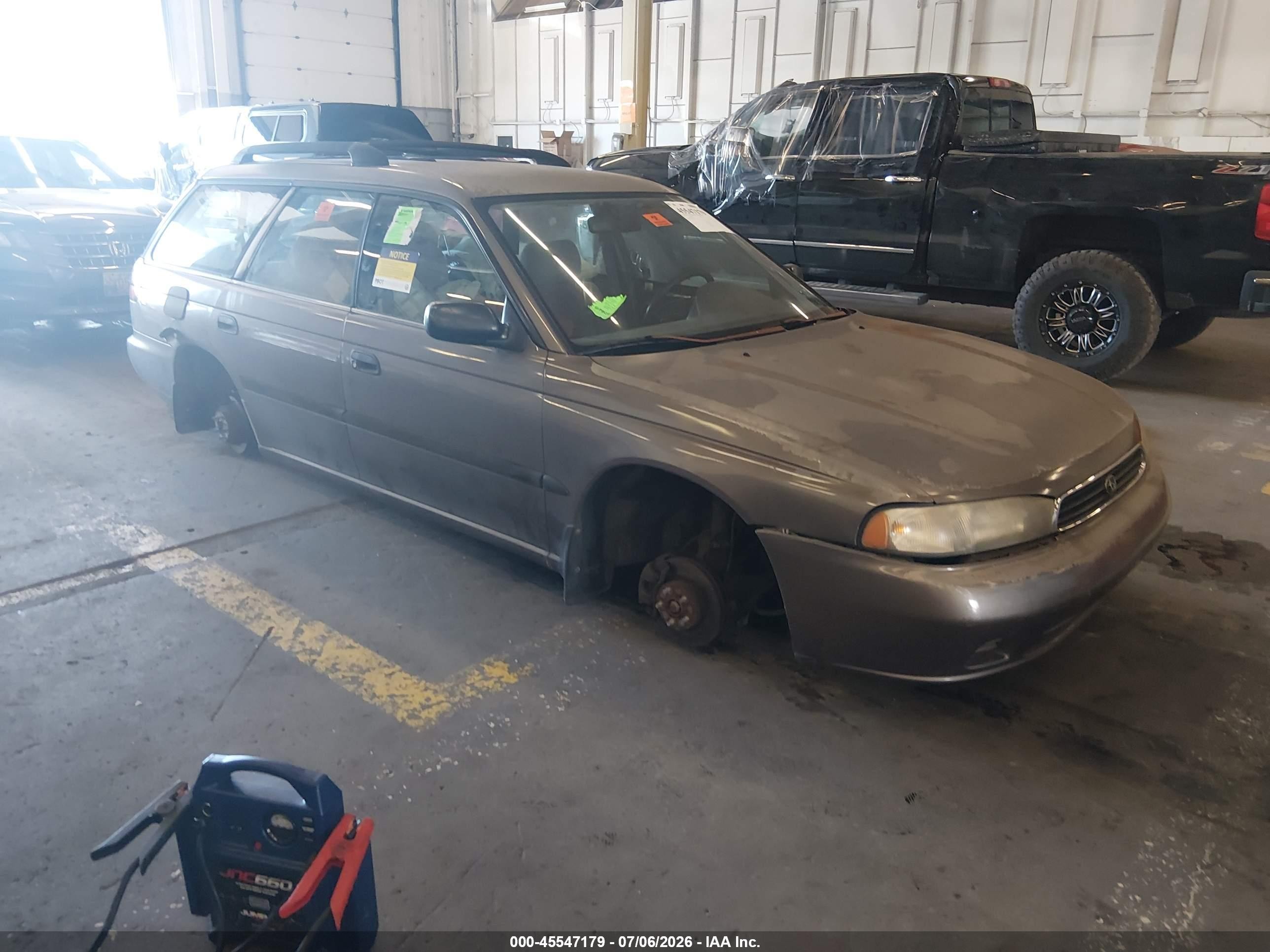 1995 Subaru Legacy L/outback Gray vin: 4S3BK6355S7316212