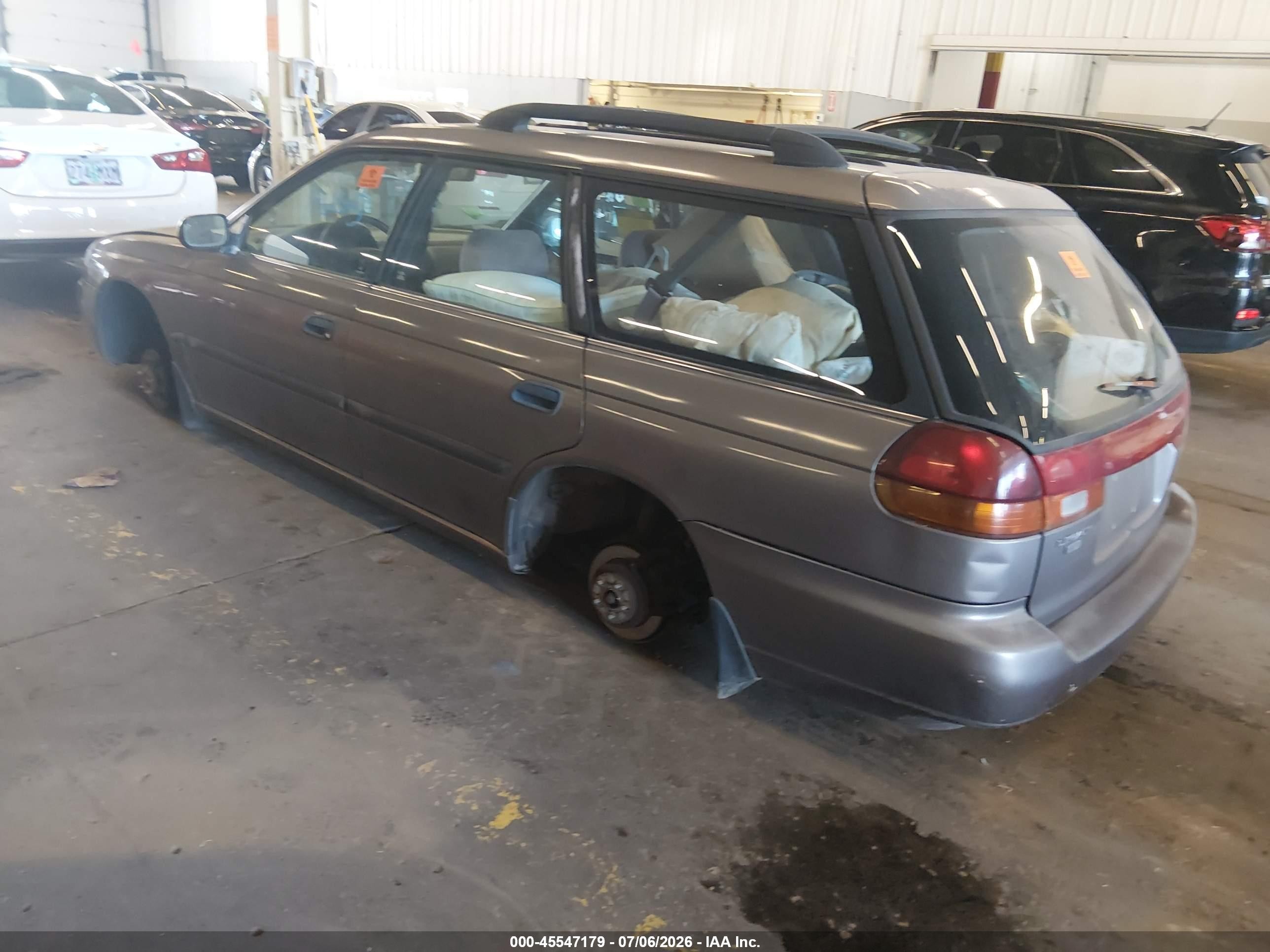 1995 Subaru Legacy L/outback Gray vin: 4S3BK6355S7316212