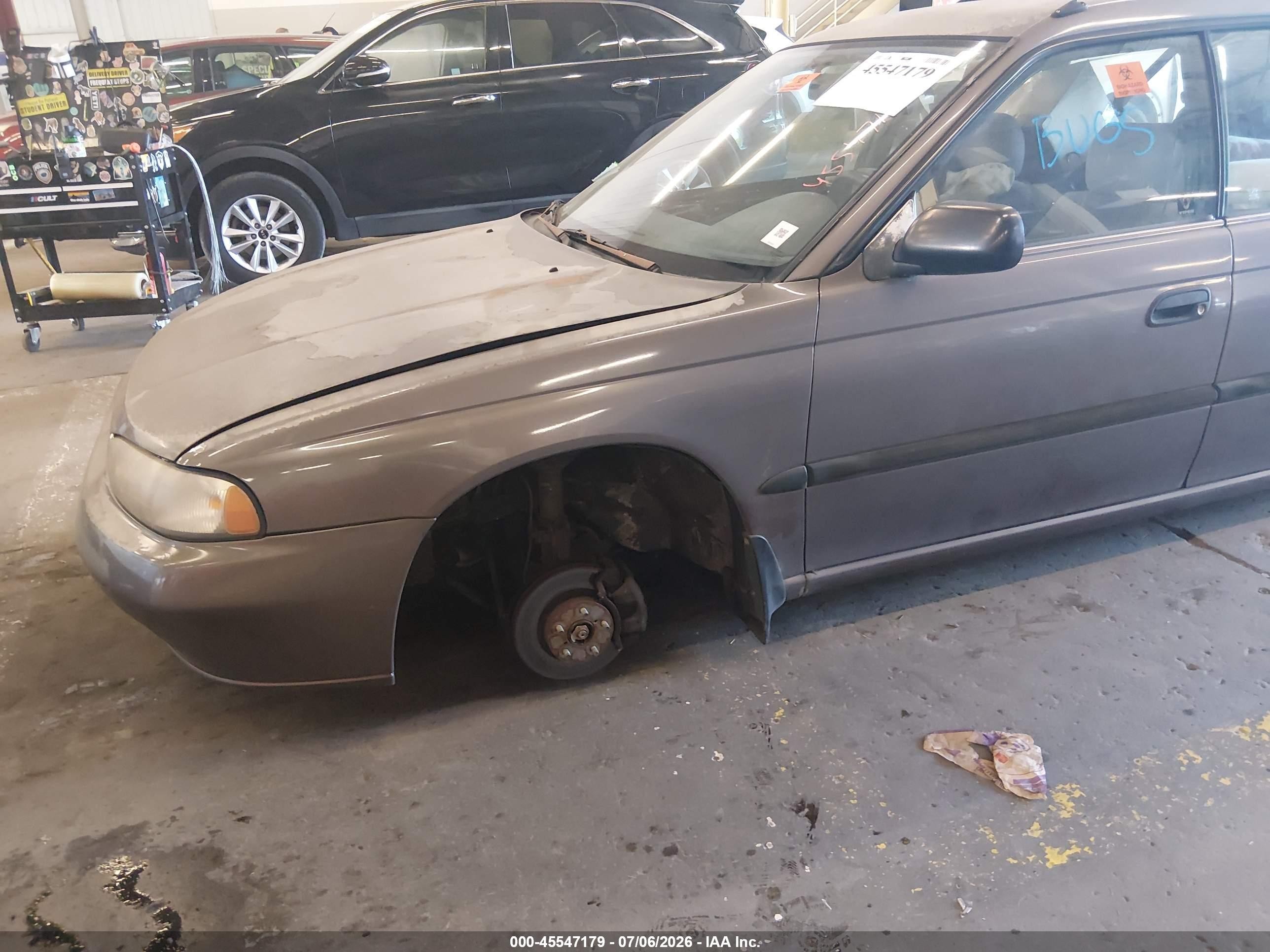 1995 Subaru Legacy L/outback Gray vin: 4S3BK6355S7316212