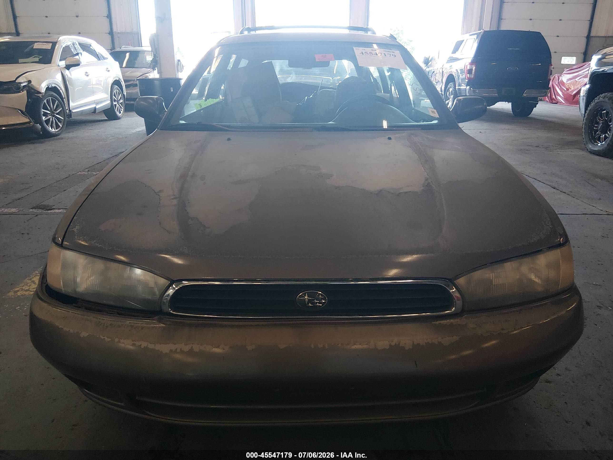 1995 Subaru Legacy L/outback Gray vin: 4S3BK6355S7316212