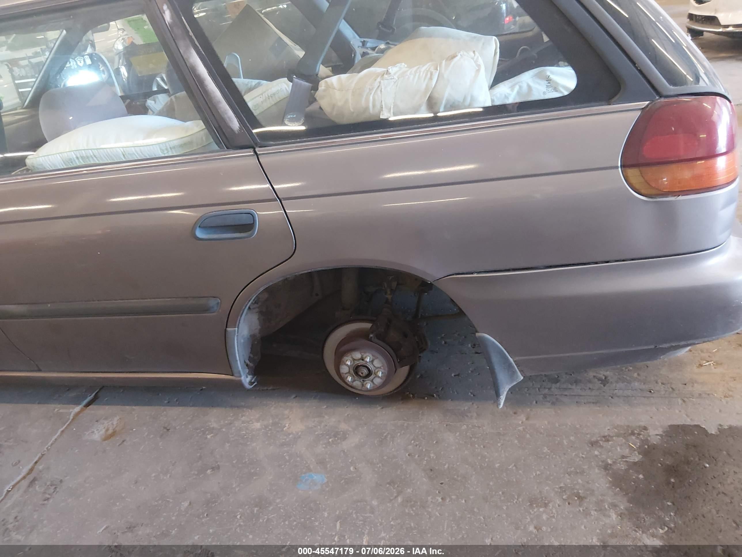 1995 Subaru Legacy L/outback Gray vin: 4S3BK6355S7316212