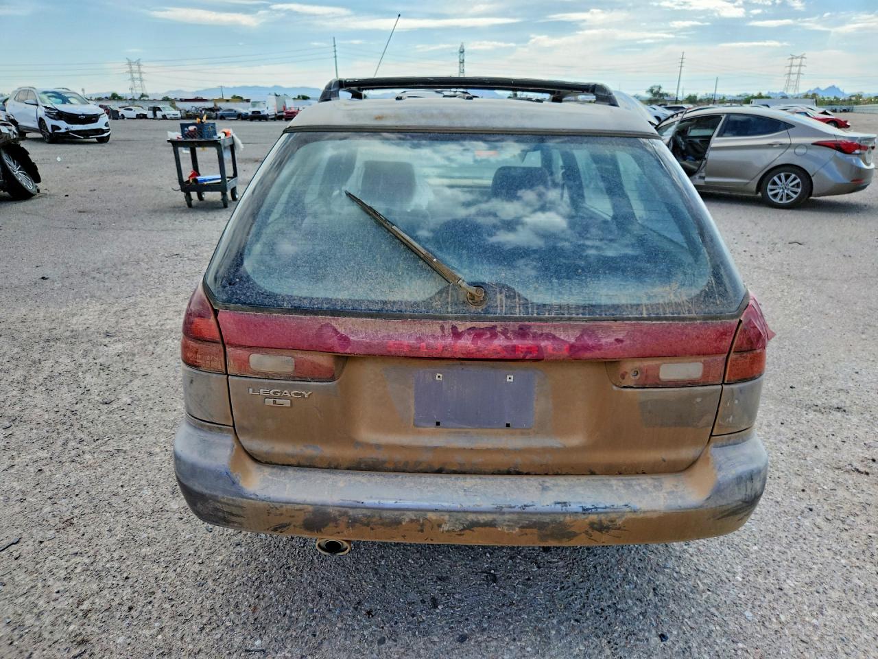 1995 Subaru Legacy L Серебряный vin: 4S3BK6355S7321264