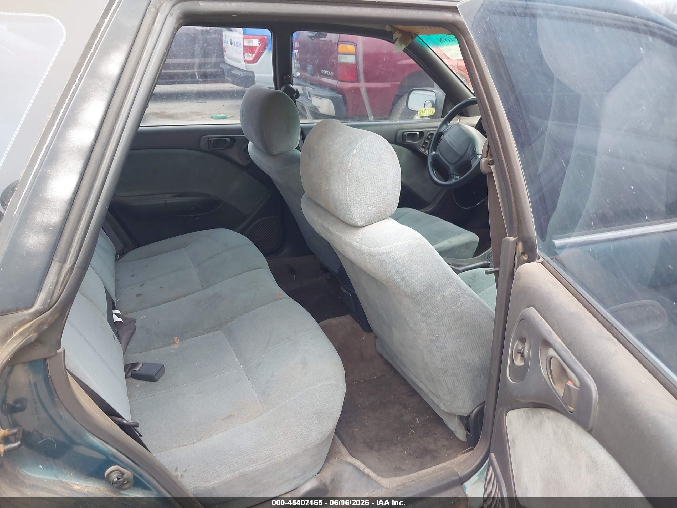 1995 Subaru Legacy L/outback Green vin: 4S3BK6356S7355780