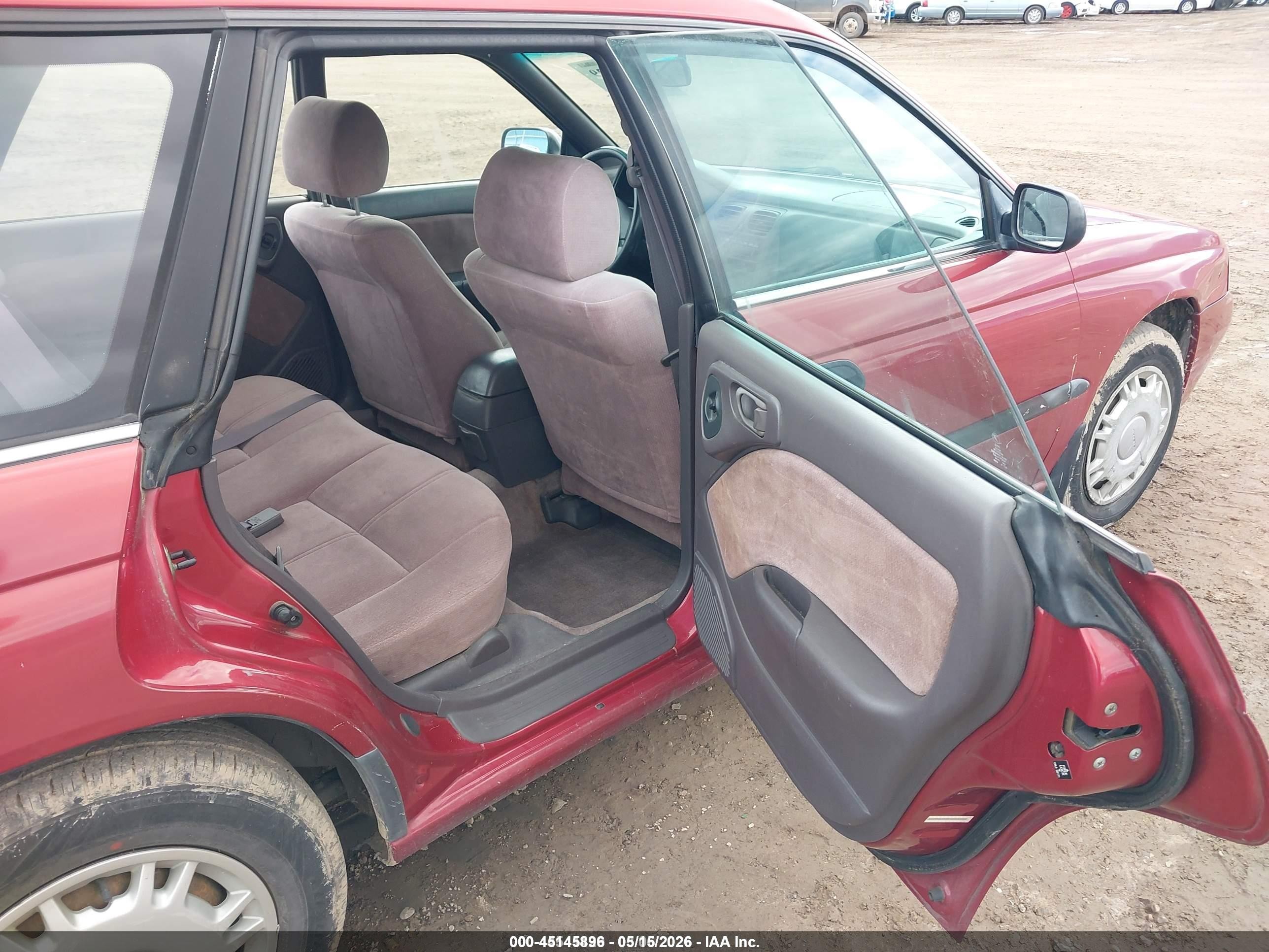 1995 Subaru Legacy L/outback Red vin: 4S3BK6359S7331845