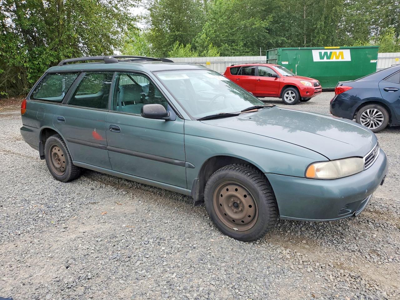 1995 Subaru Legacy L Teal vin: 4S3BK6359S7344336