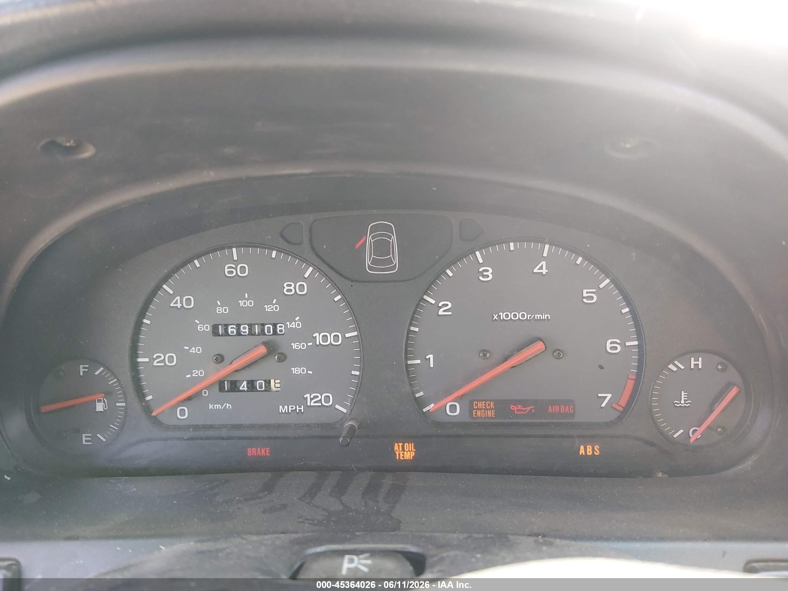 1995 Subaru Legacy L/outback Red vin: 4S3BK635XS6354816