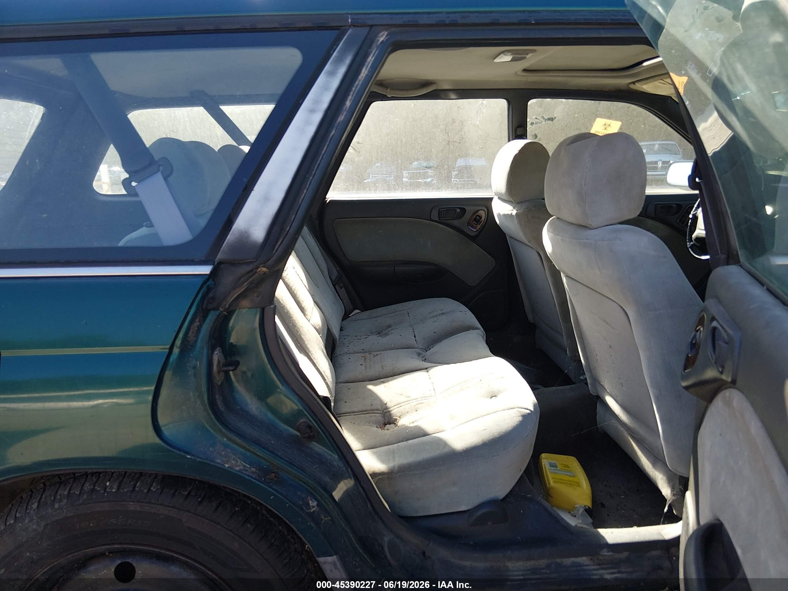 1995 Subaru Legacy Ls/lsi Green vin: 4S3BK6556S7361043