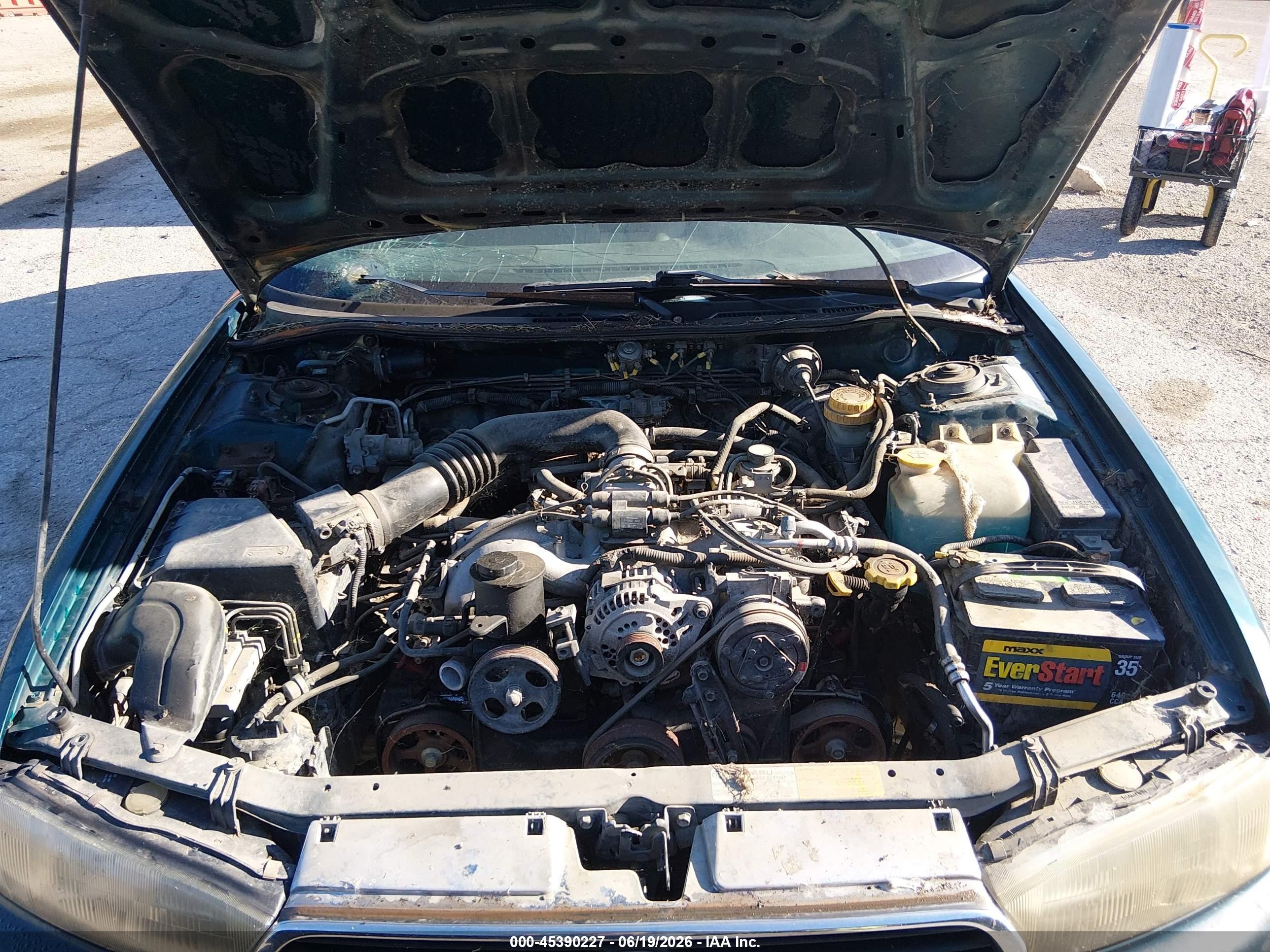 1995 Subaru Legacy Ls/lsi Green vin: 4S3BK6556S7361043
