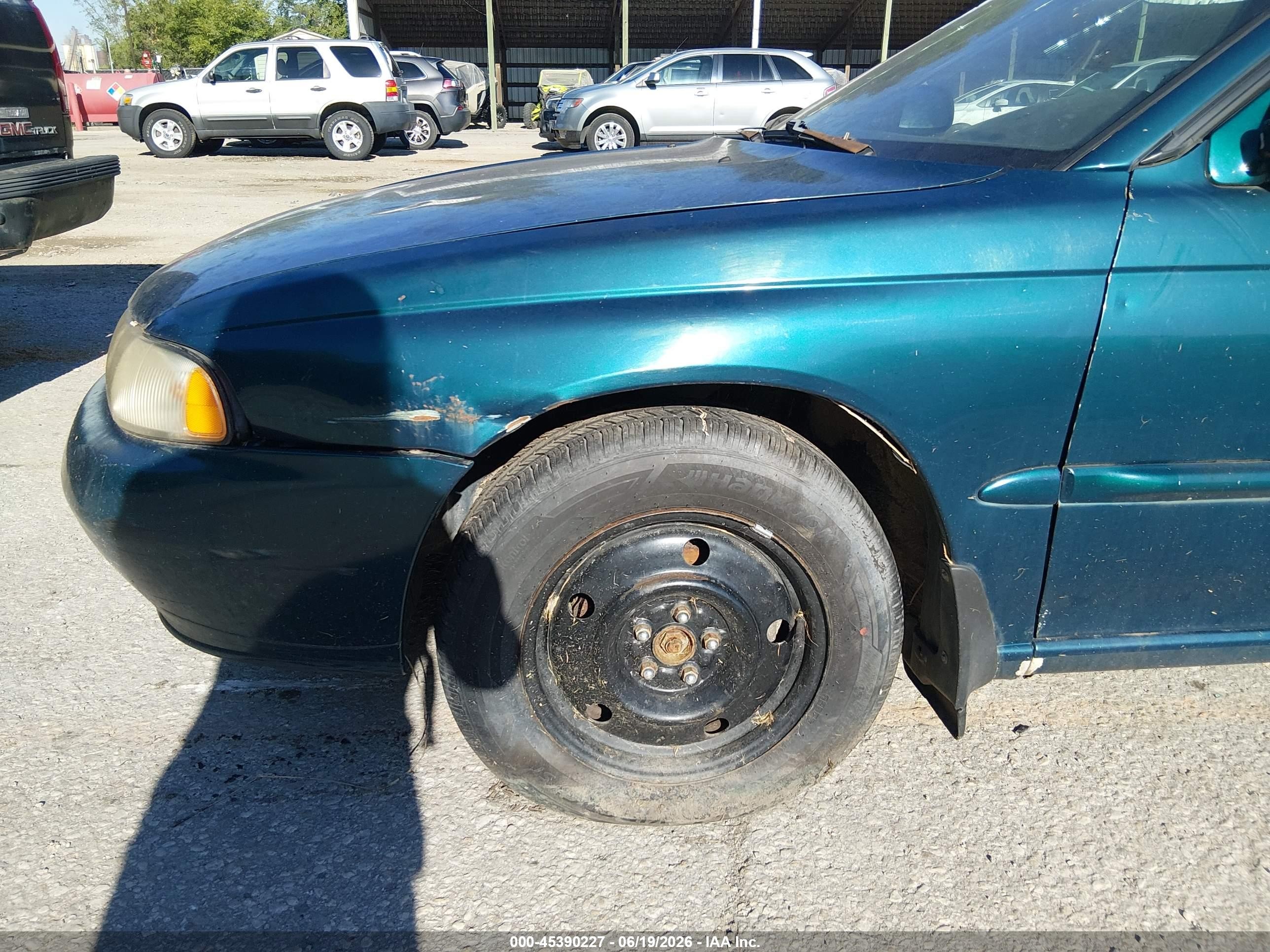 1995 Subaru Legacy Ls/lsi Green vin: 4S3BK6556S7361043