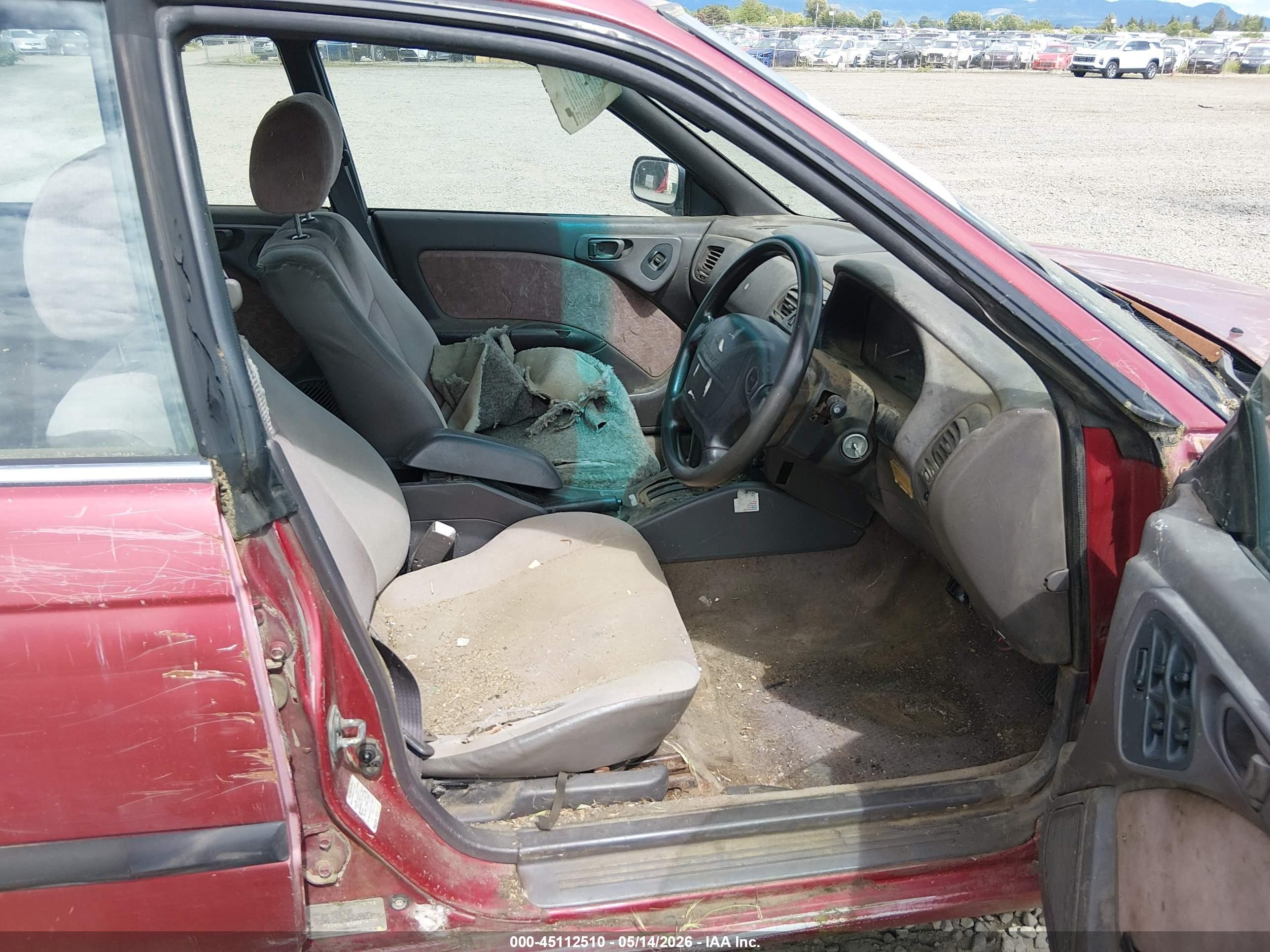 1995 Subaru Legacy Postal Red vin: 4S3BK695XS8346095